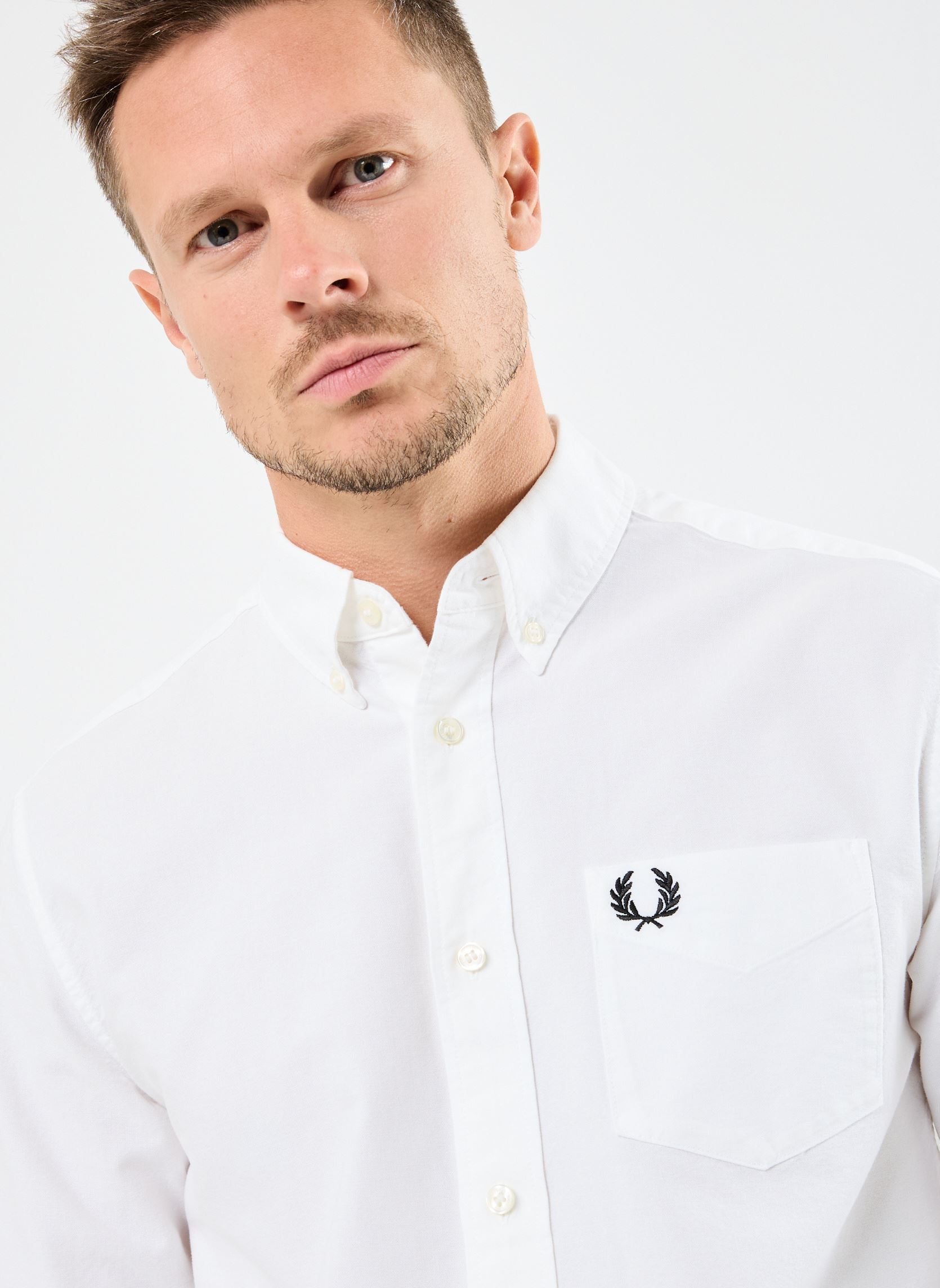 Camicie OXFORD SHIRT uomo bianco Fred Perry Camicie OXFORD SHIRT uomo bianco WHITE