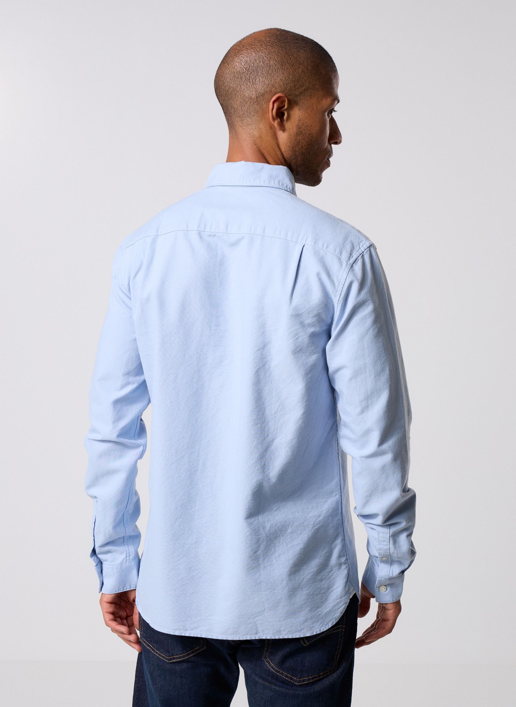 Hemden OXFORD SHIRT herren blau Fred Perry Hemden OXFORD SHIRT herren blau LIGHT SMOKE
