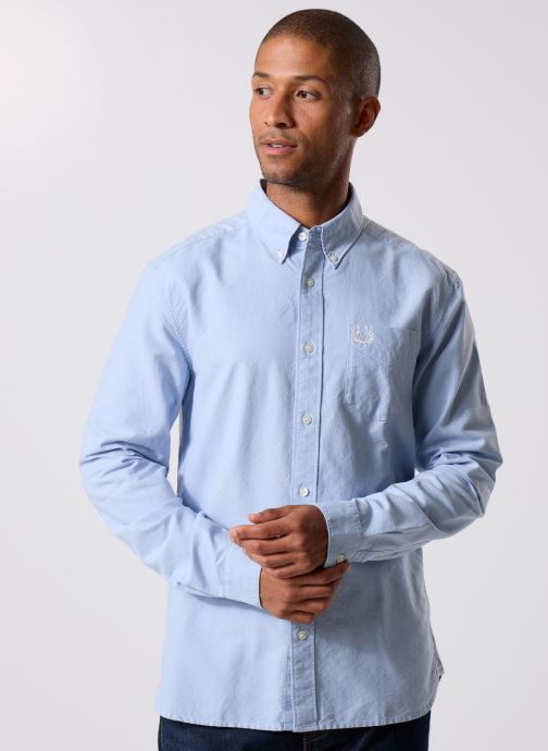 Fred Perry Hemden OXFORD SHIRT heren blauw