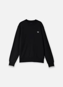 Sweats CREW NECK SWEATSHIRT homme noir Fred Perry Sweats CREW NECK SWEATSHIRT homme noir BLACK