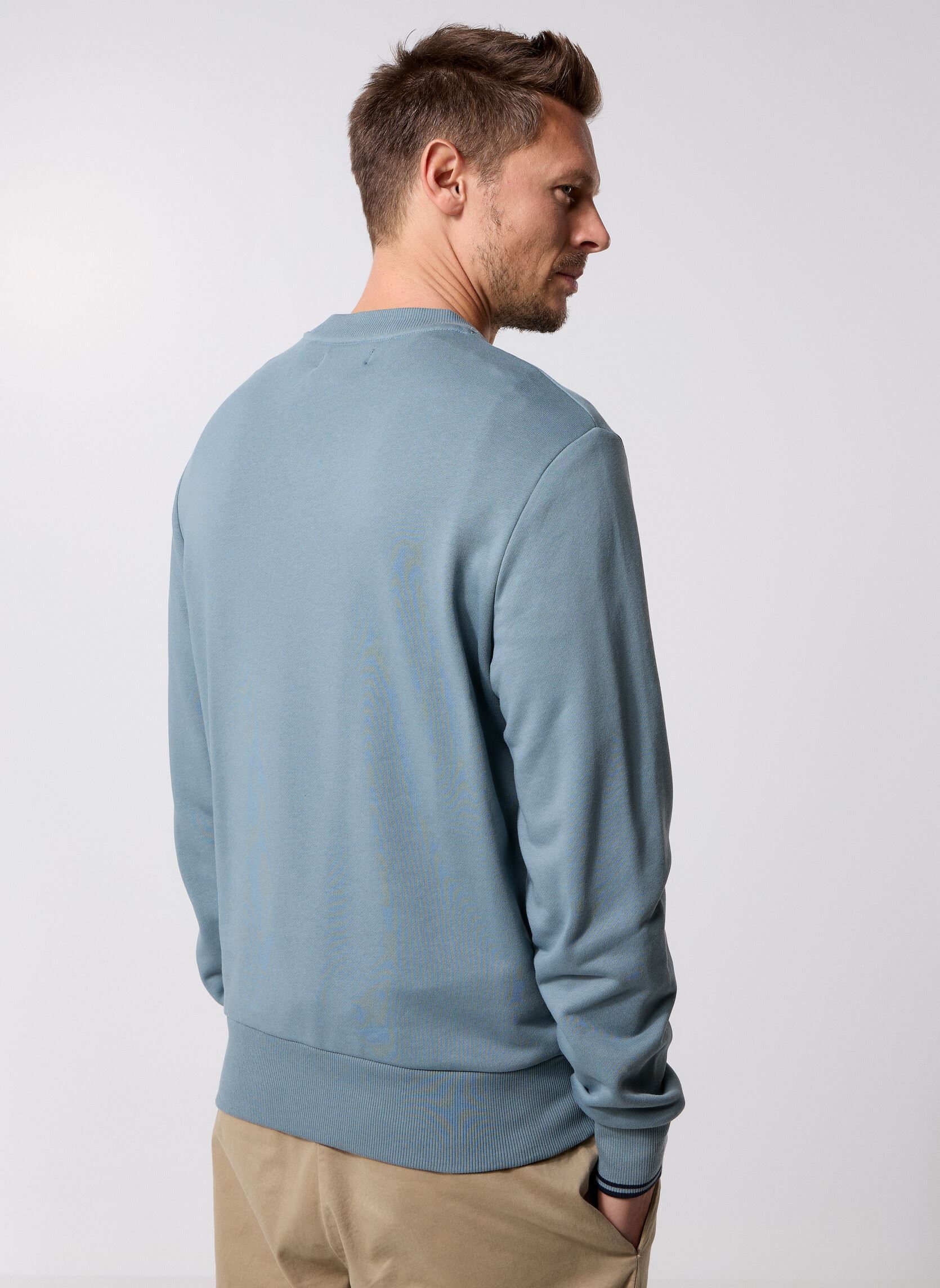 Sweats CREW NECK SWEATSHIRT homme bleu Fred Perry Sweats CREW NECK SWEATSHIRT homme bleu STOCKPORTBLU/NVY