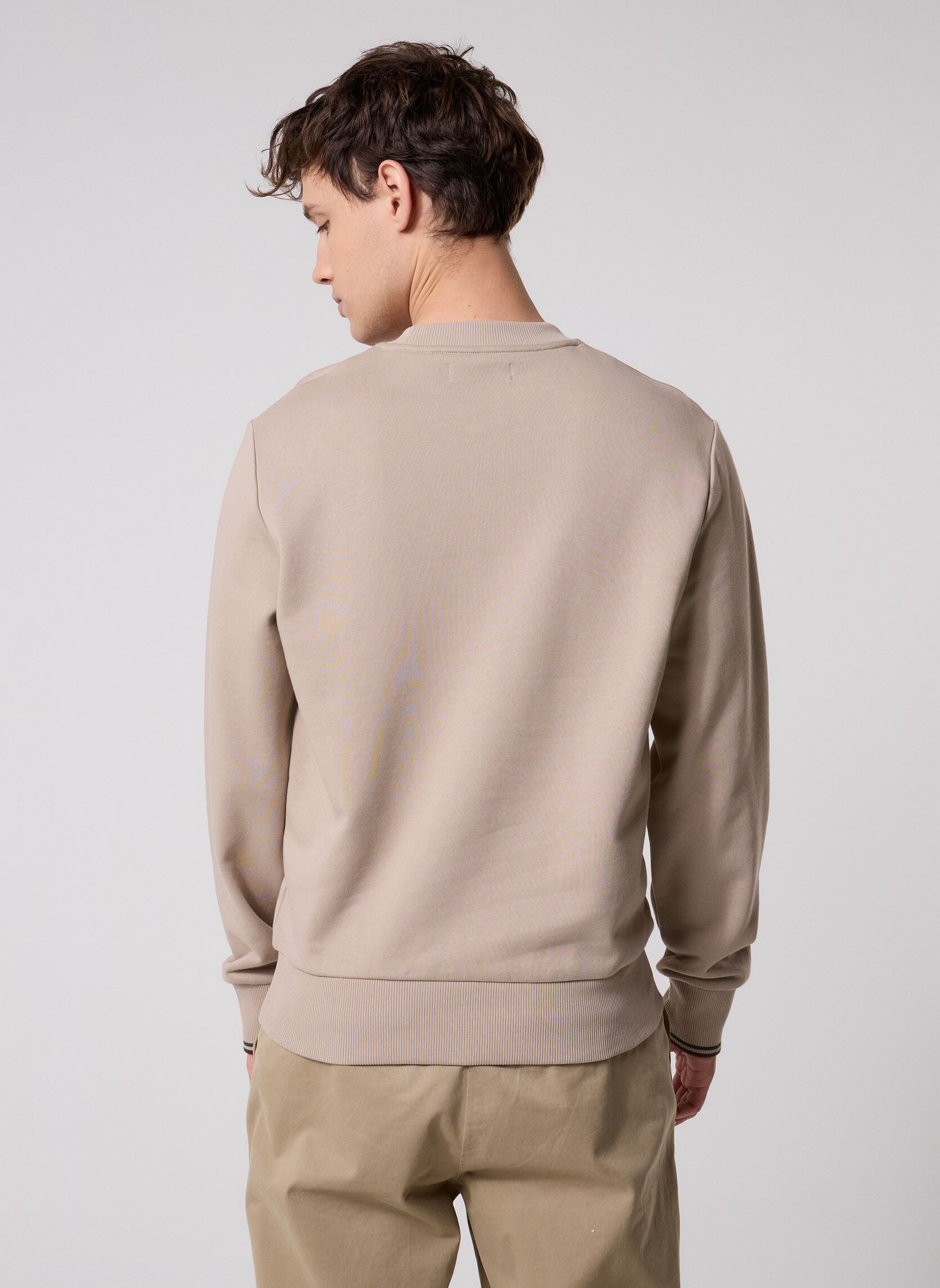 Sweatshirts CREW NECK SWEATSHIRT herren beige Fred Perry Sweatshirts CREW NECK SWEATSHIRT herren beige WRMOT/CRTGR/BTOB