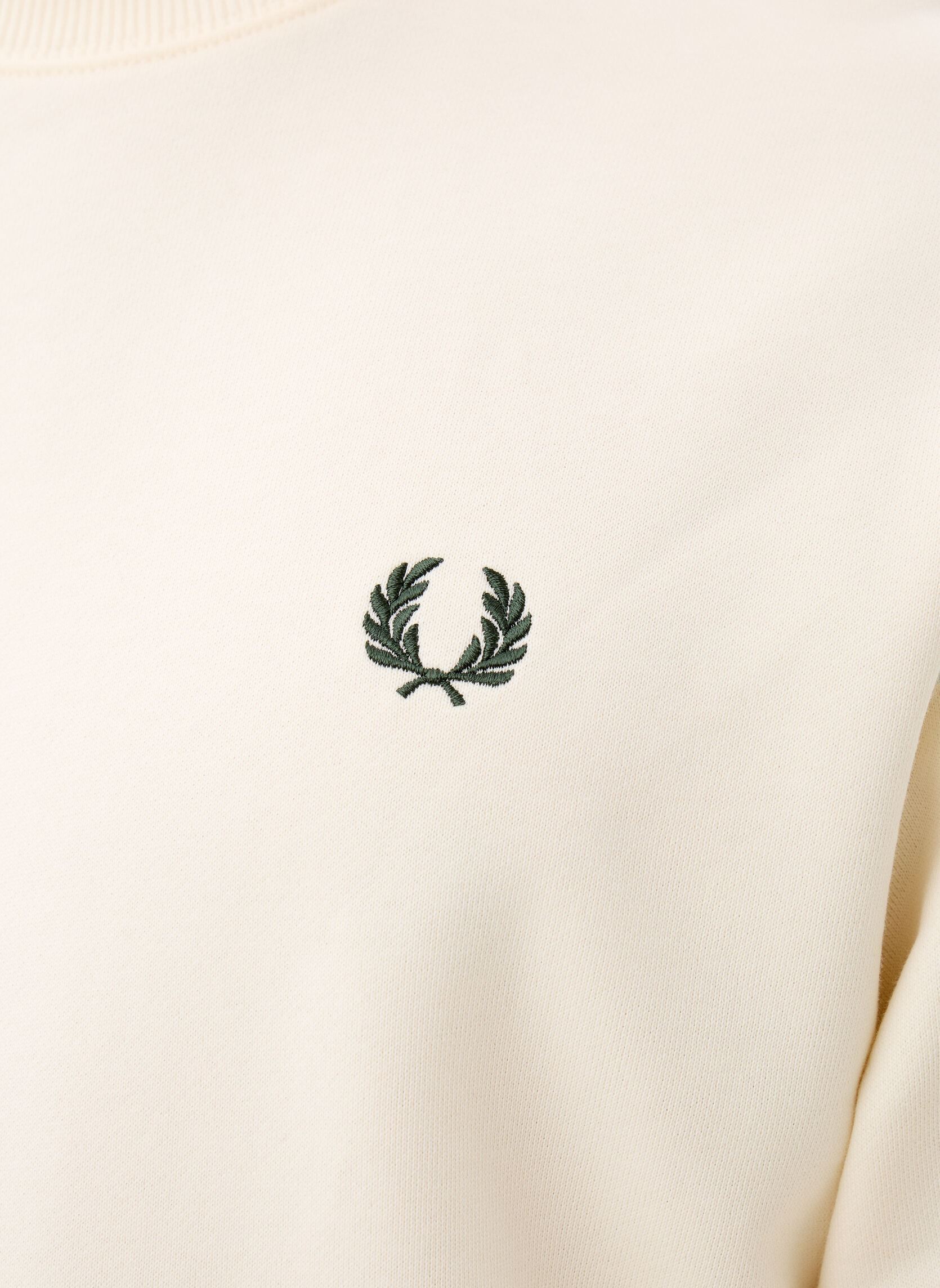 Sweats CREW NECK SWEATSHIRT homme blanc Fred Perry Sweats CREW NECK SWEATSHIRT homme blanc ECR/OXBLD/GRSRTS