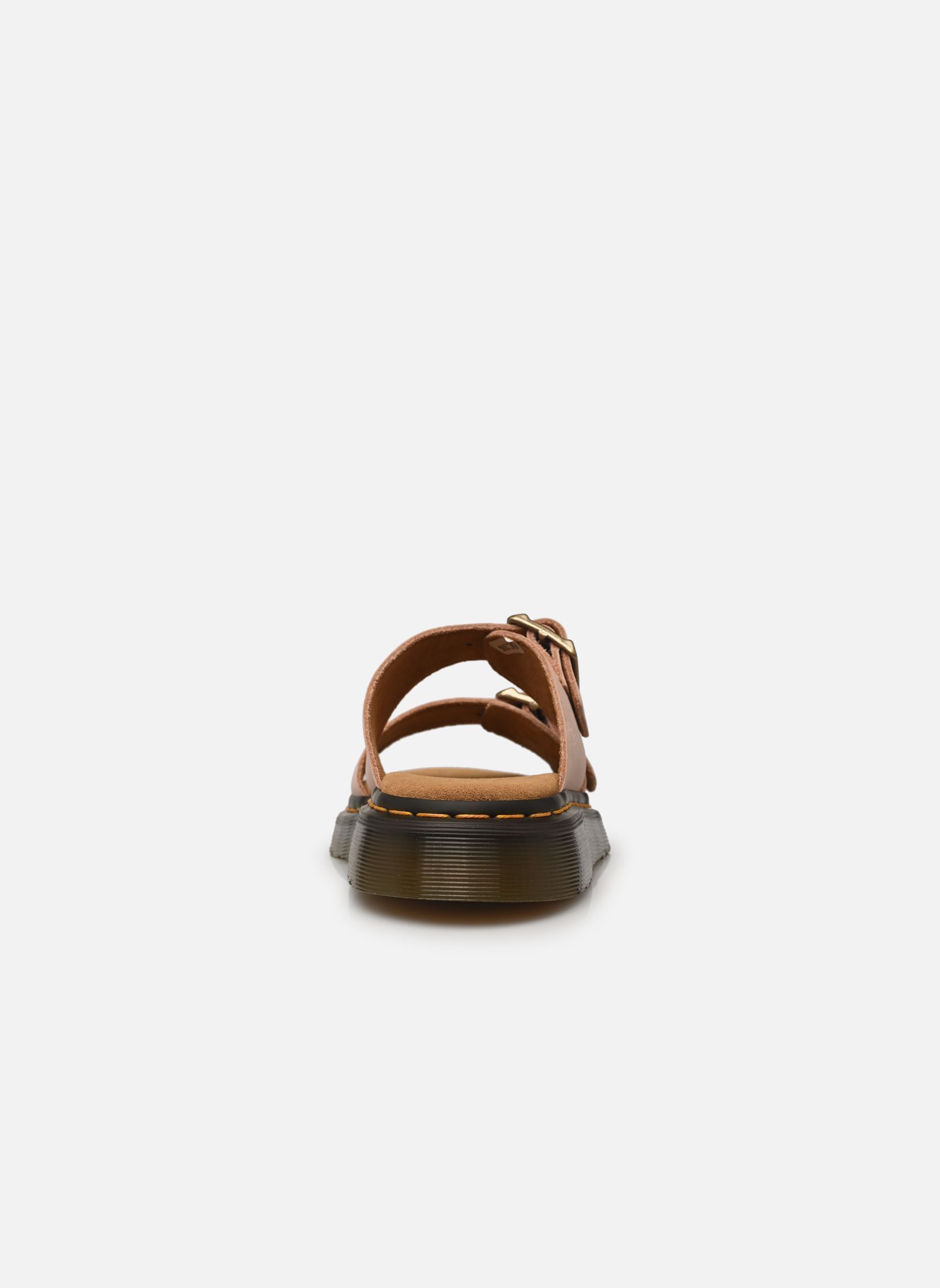 Keil- und Plateausandalen Josef Slide damen beige Dr. Martens Keil- und Plateausandalen Josef Slide damen beige POWDER PINK MILLED NUBUCK