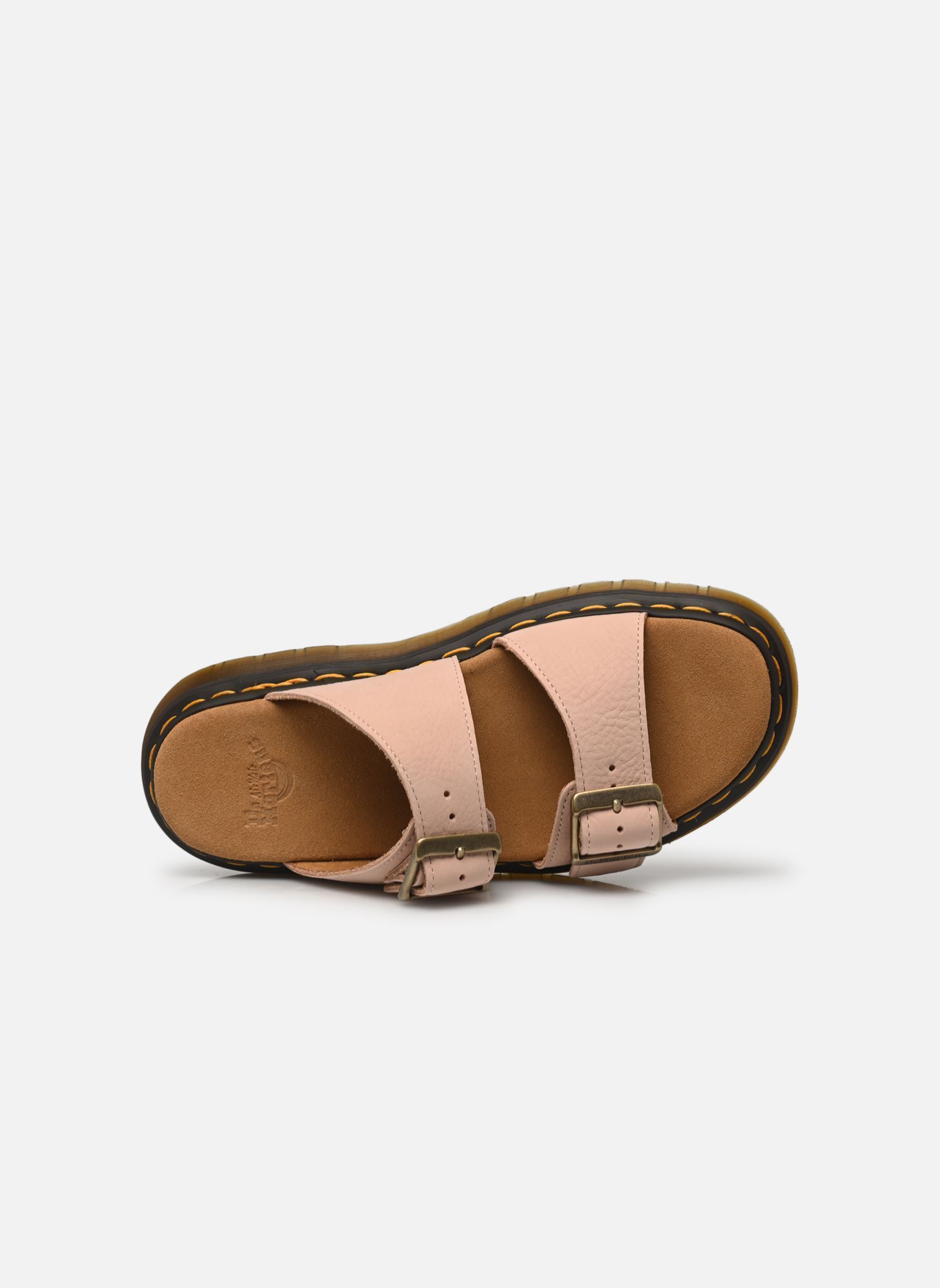 Keil- und Plateausandalen Josef Slide damen beige Dr. Martens Keil- und Plateausandalen Josef Slide damen beige POWDER PINK MILLED NUBUCK