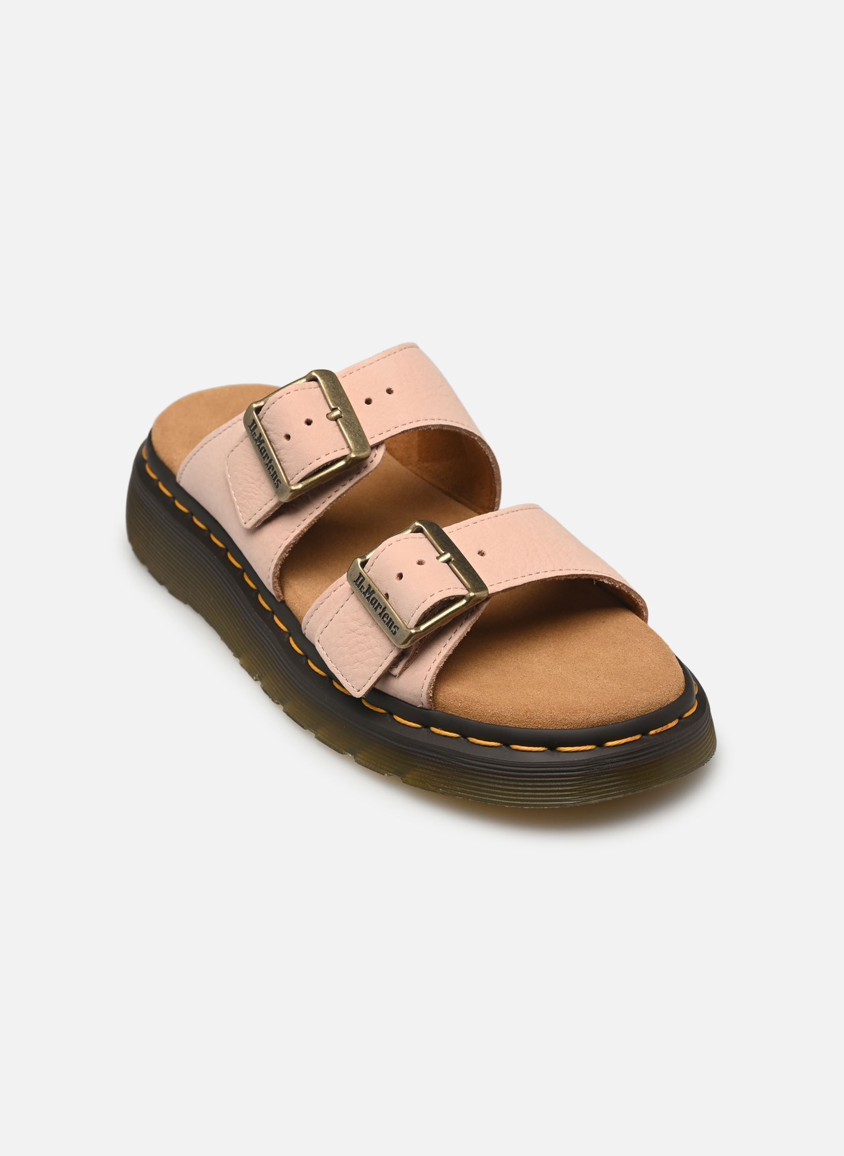 Mules Dr. Martens Josef Savannah Tan Bronx Suede - vue 3