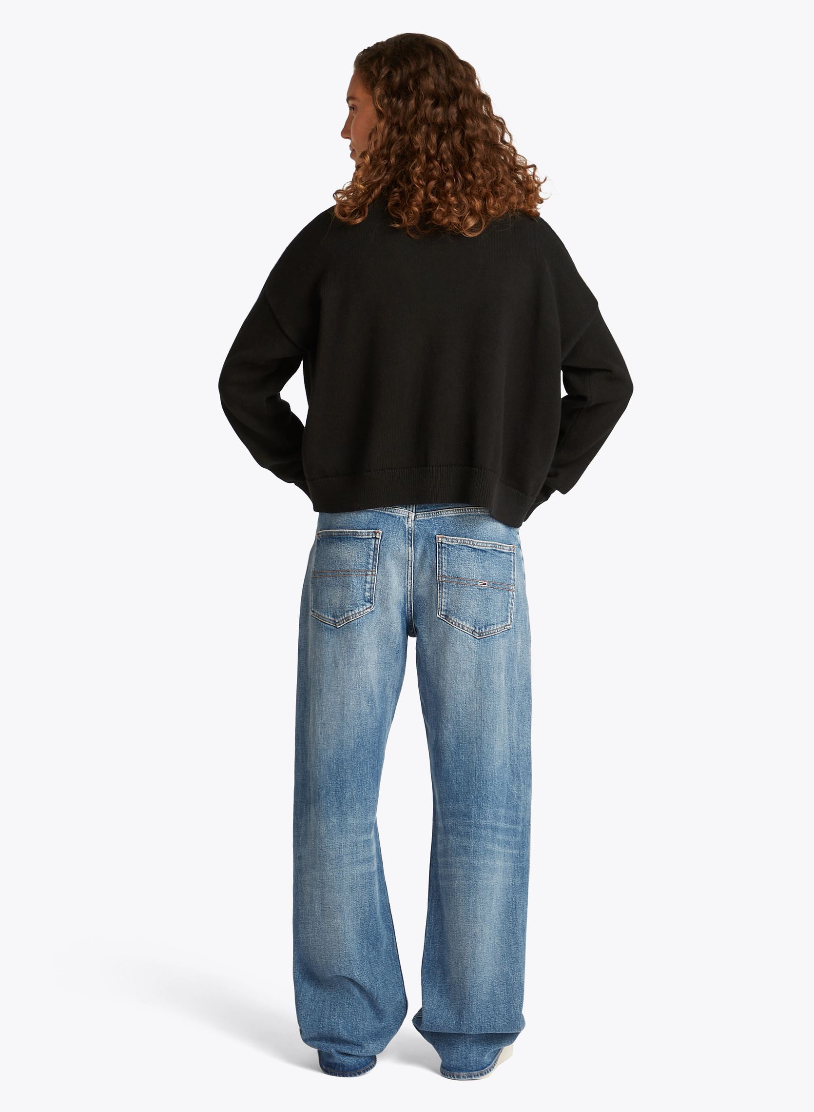 Chalecos Tjw Cable Cardigan DW0DW20257 mujer negro Tommy Jeans Chalecos Tjw Cable Cardigan DW0DW20257 mujer negro BLACK
