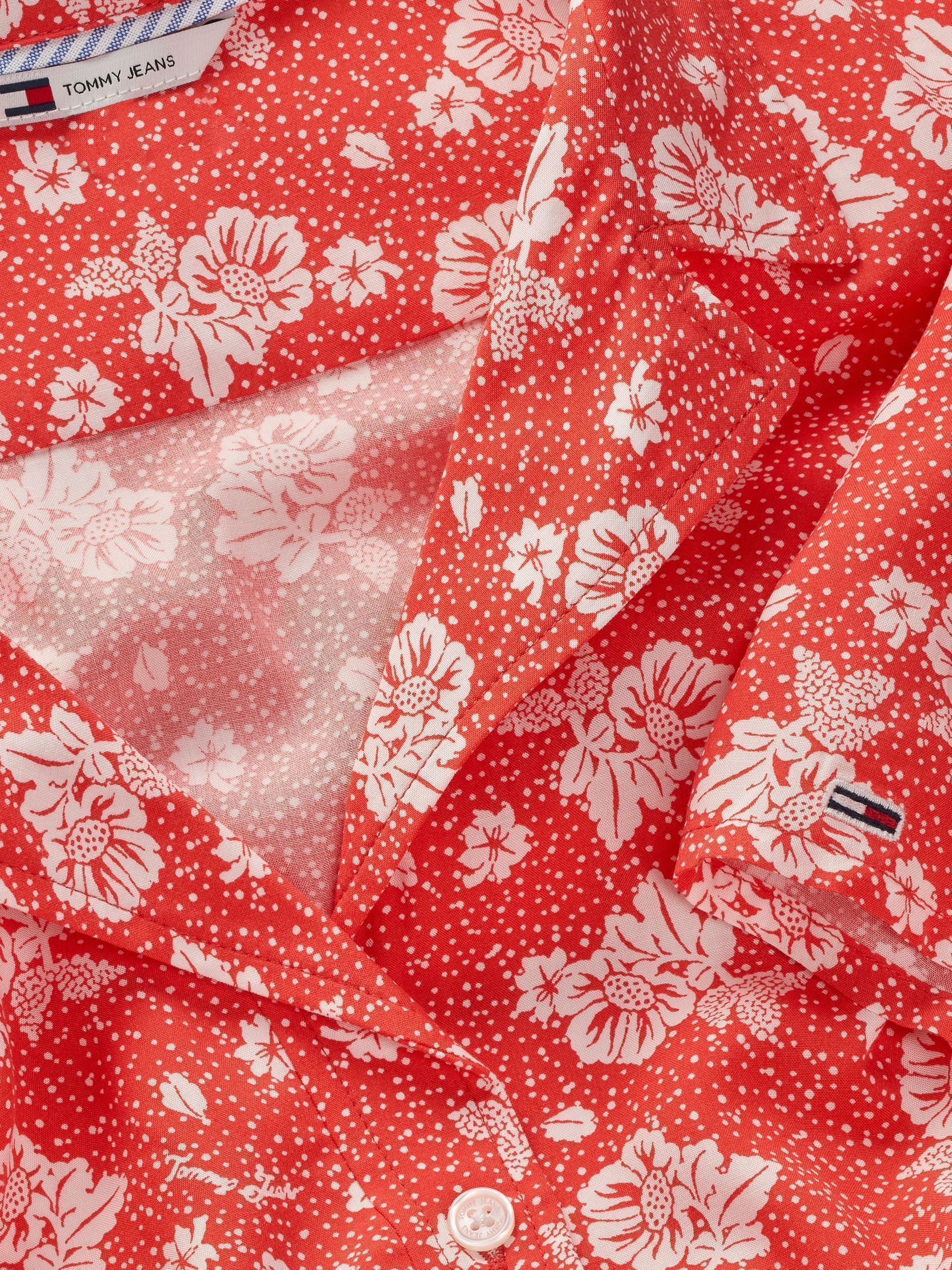 Robes Tjw Hawaii Aop Belte DW0DW21353 femme orange Tommy Jeans Robes Tjw Hawaii Aop Belte DW0DW21353 femme orange HAWAIIAN AOP
