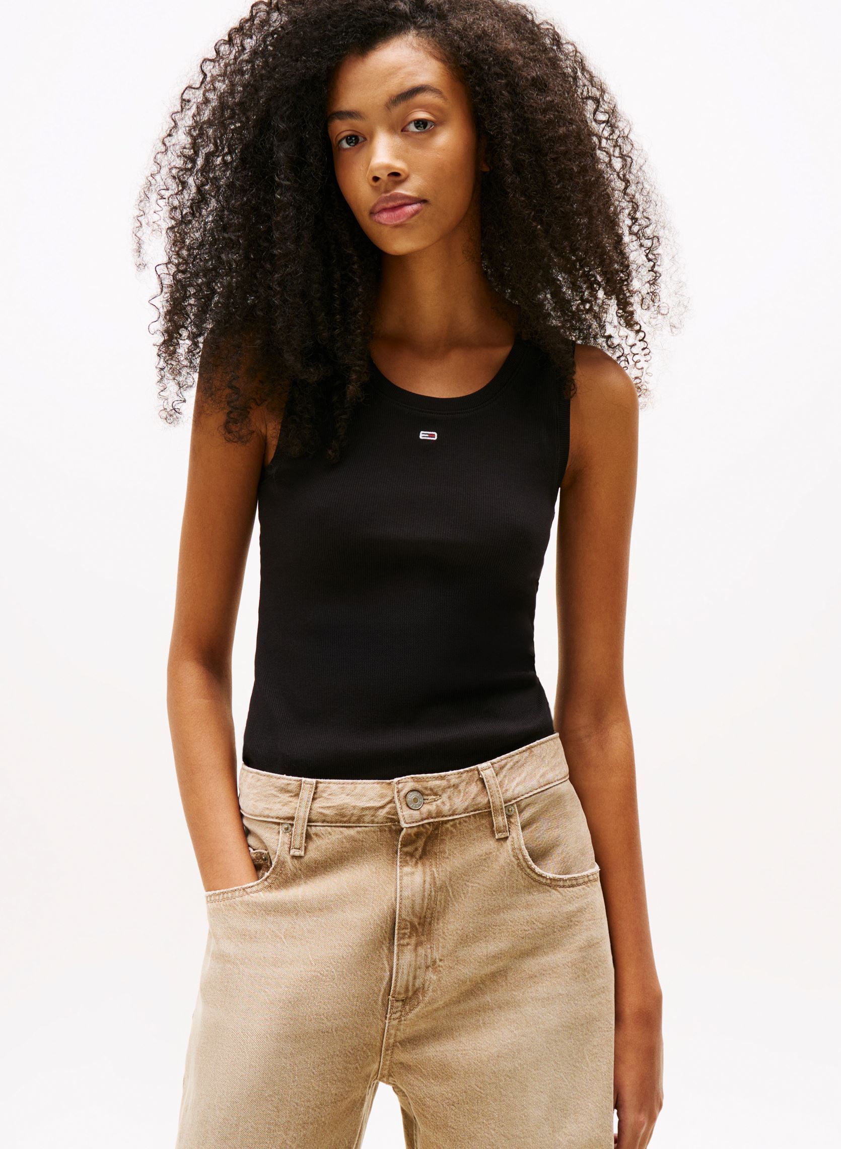 Debardeur Tommy Jeans TJW ESSENTIAL RIB TANK EXT EU - vue 4