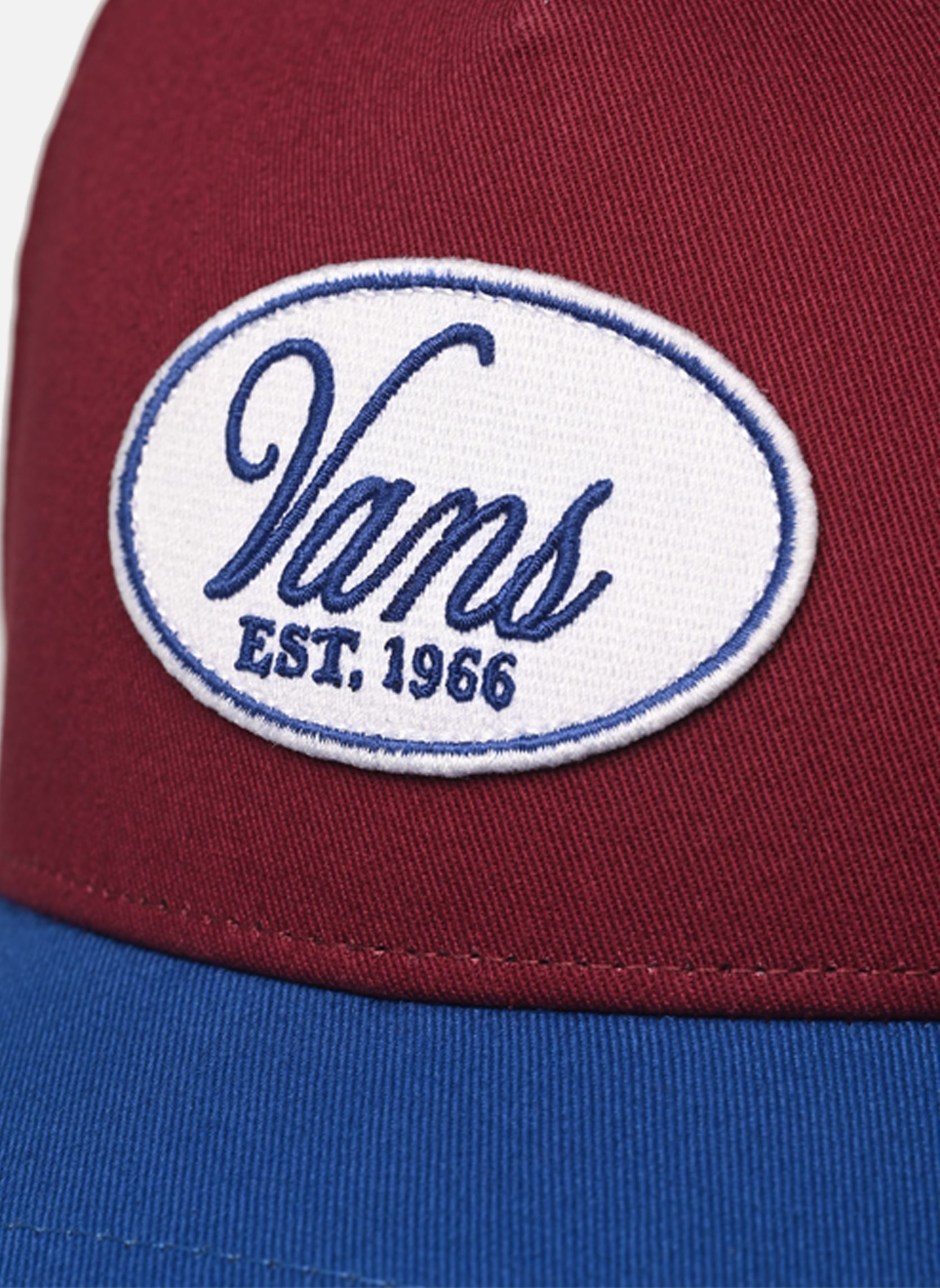 Petten Raley Strapback bordeaux Vans Petten Raley Strapback bordeaux RHODODENDRON