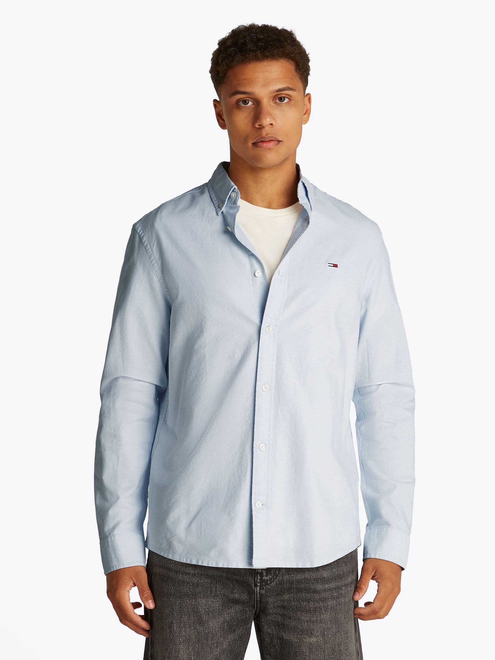 Vêtements Tommy Jeans Tjm Reg Oxford Shirt DM0DM21298 pour Accessoires