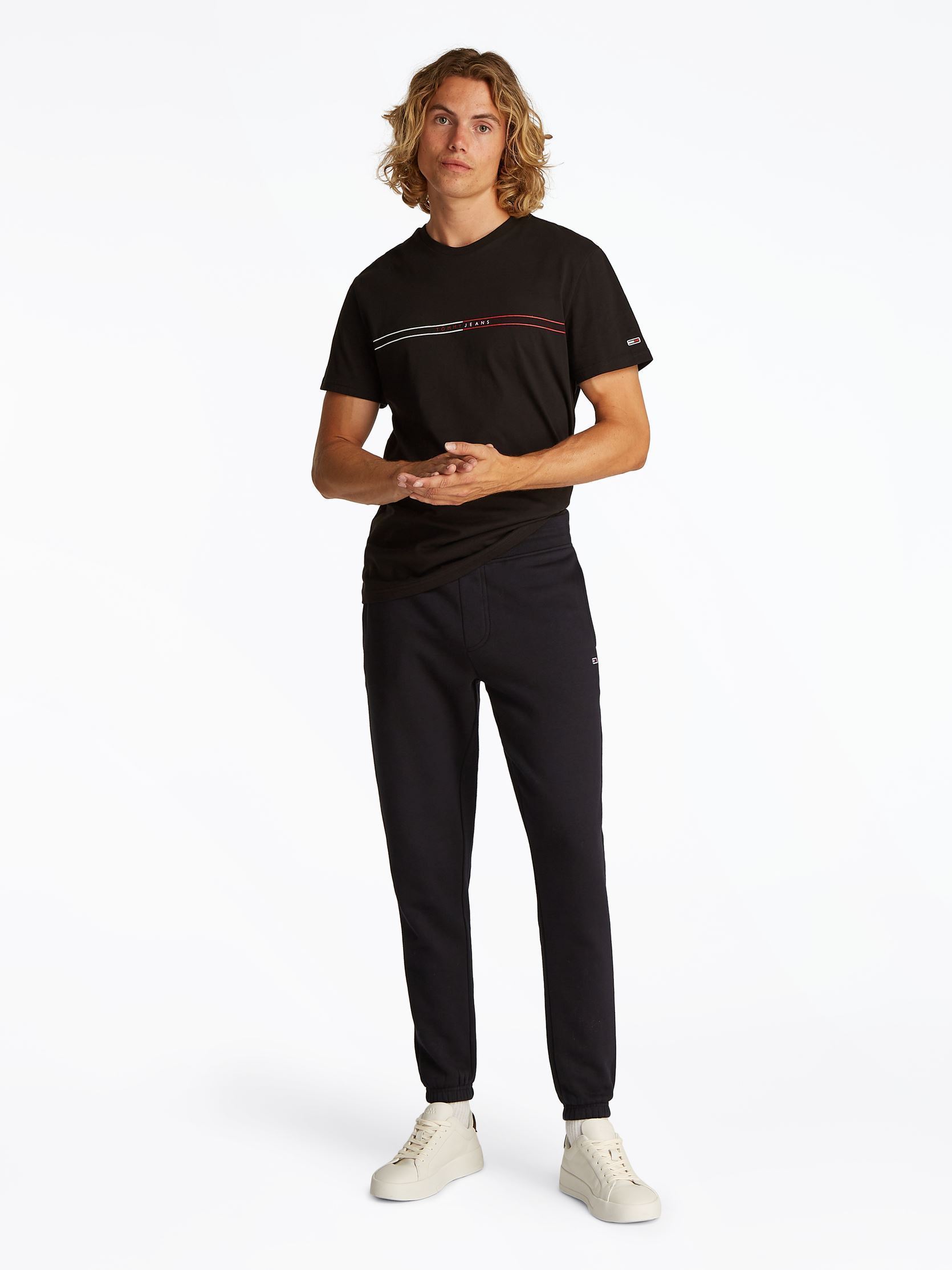 Joggings Tjm Slim S Flag Swea DM0DM20473 homme noir Tommy Jeans Joggings Tjm Slim S Flag Swea DM0DM20473 homme noir BLACK