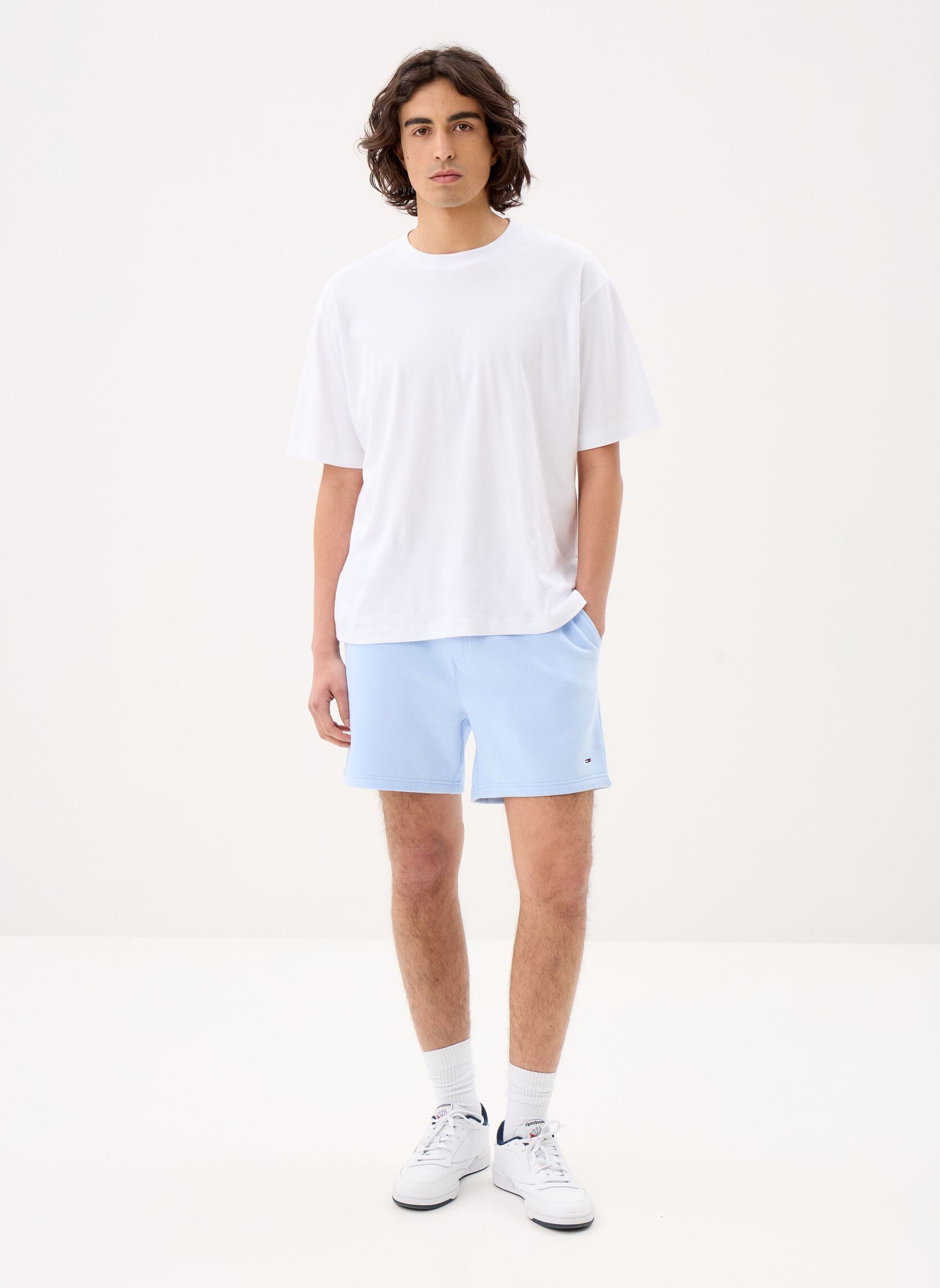 Pantaloncini Tjm S Flag Beach Sho DM0DM21931 uomo blu Tommy Jeans Pantaloncini Tjm S Flag Beach Sho DM0DM21931 uomo blu SWEET BLUE