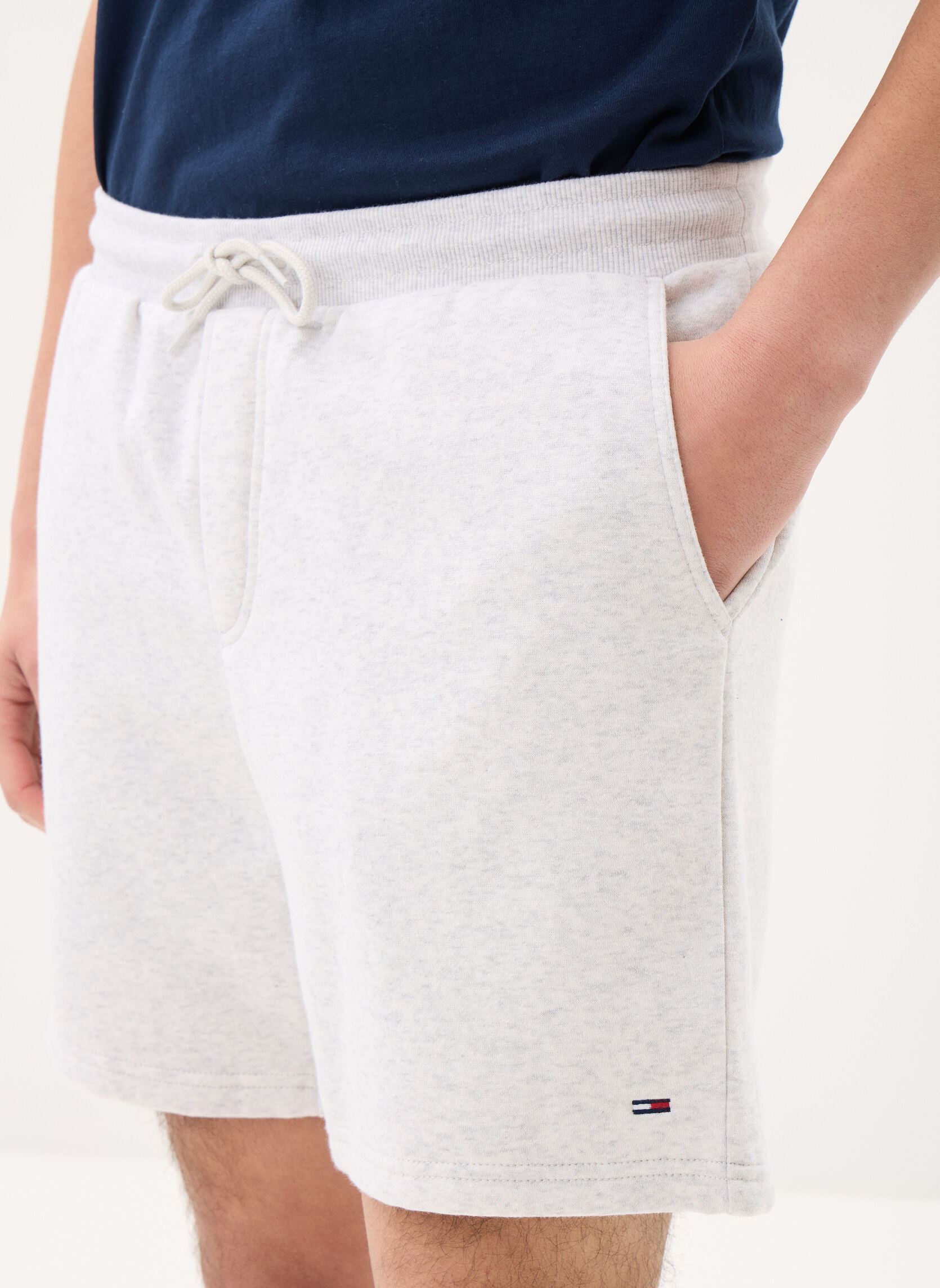 Shorts Tjm S Flag Beach Sho DM0DM21931 homme gris Tommy Jeans Shorts Tjm S Flag Beach Sho DM0DM21931 homme gris ICE GREY HEATHER
