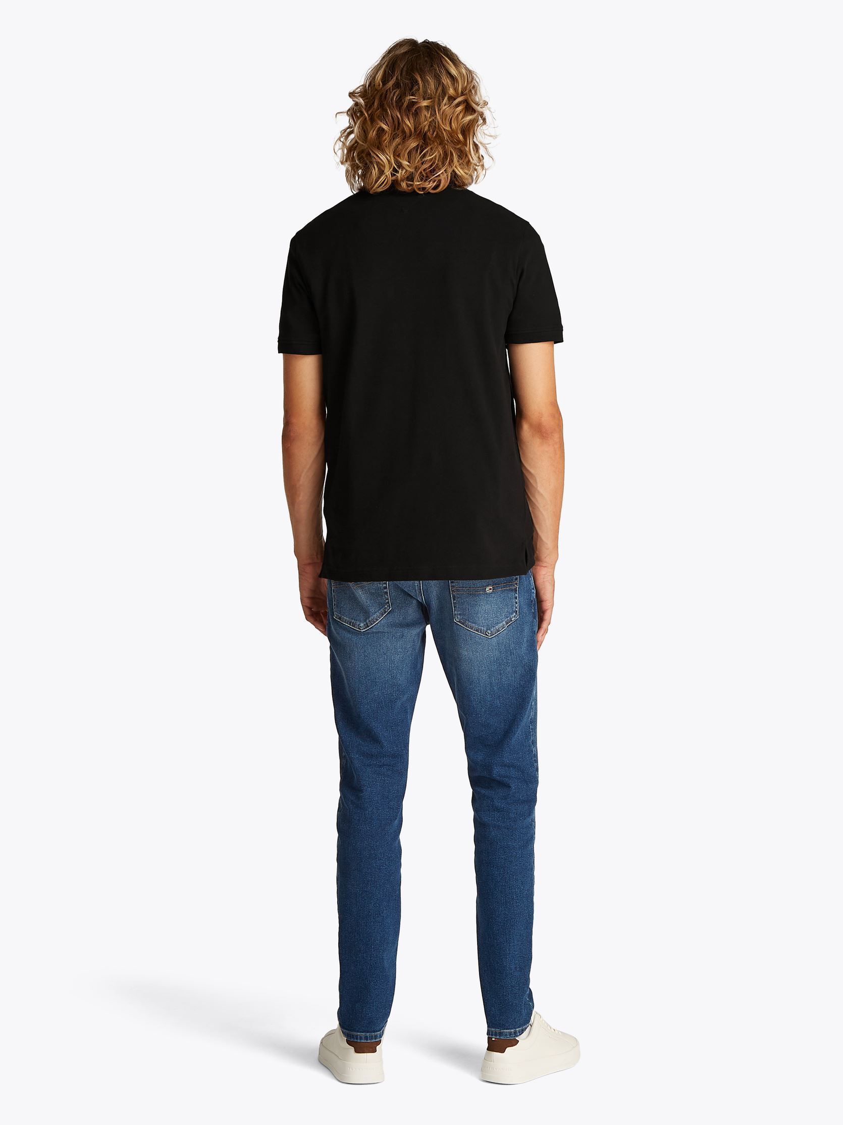 Polos manches courtes Tjm Slim Chest Flag DM0DM20916 homme noir Tommy Jeans Polos manches courtes Tjm Slim Chest Flag DM0DM20916 homme noir BLACK