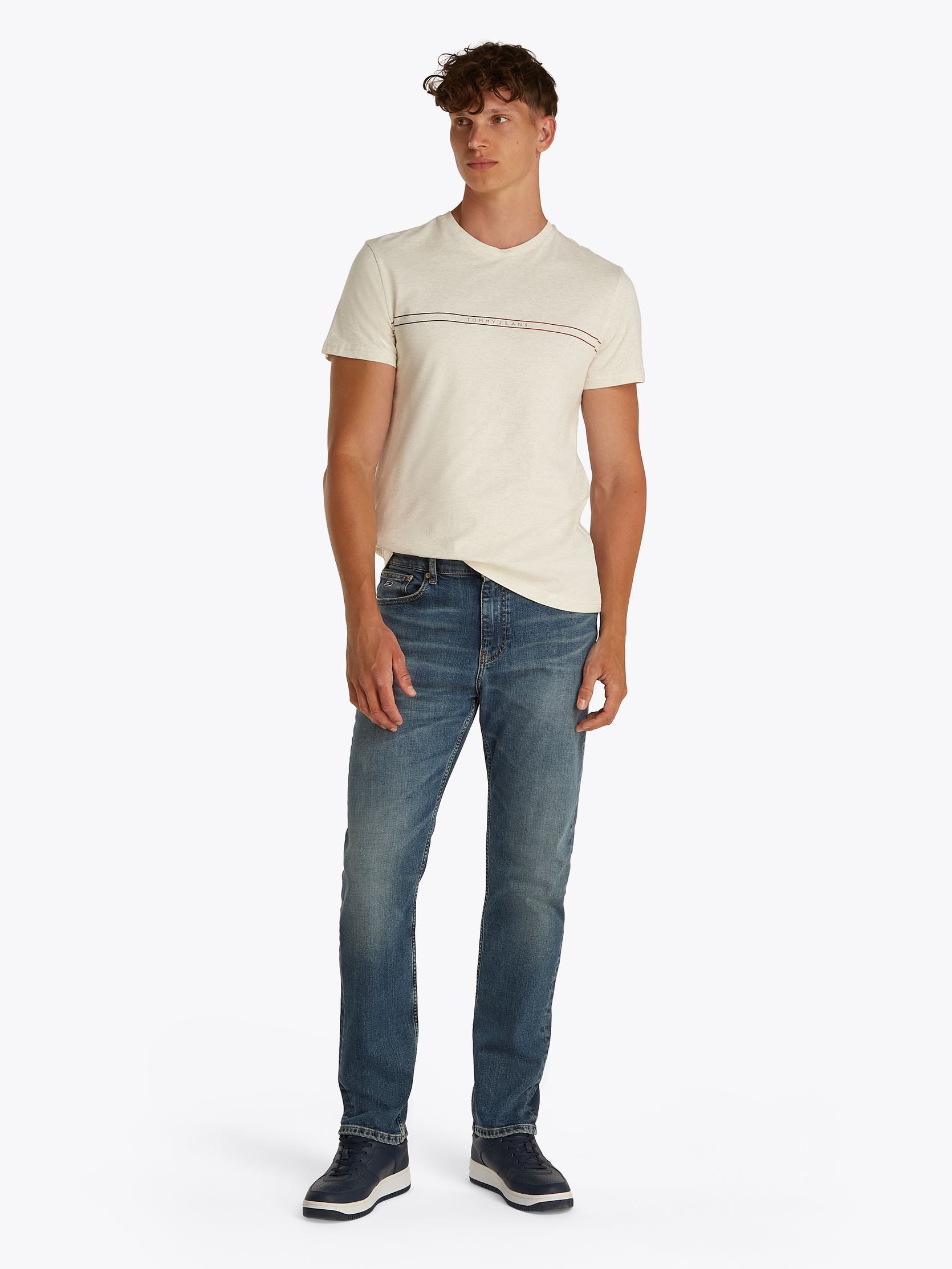 Tee-shirts manches courtes Tjm Slim Entry Graph DM0DM20779 homme beige Tommy Jeans Tee-shirts manches courtes Tjm Slim Entry Graph DM0DM20779 homme beige OAT MARL HTR
