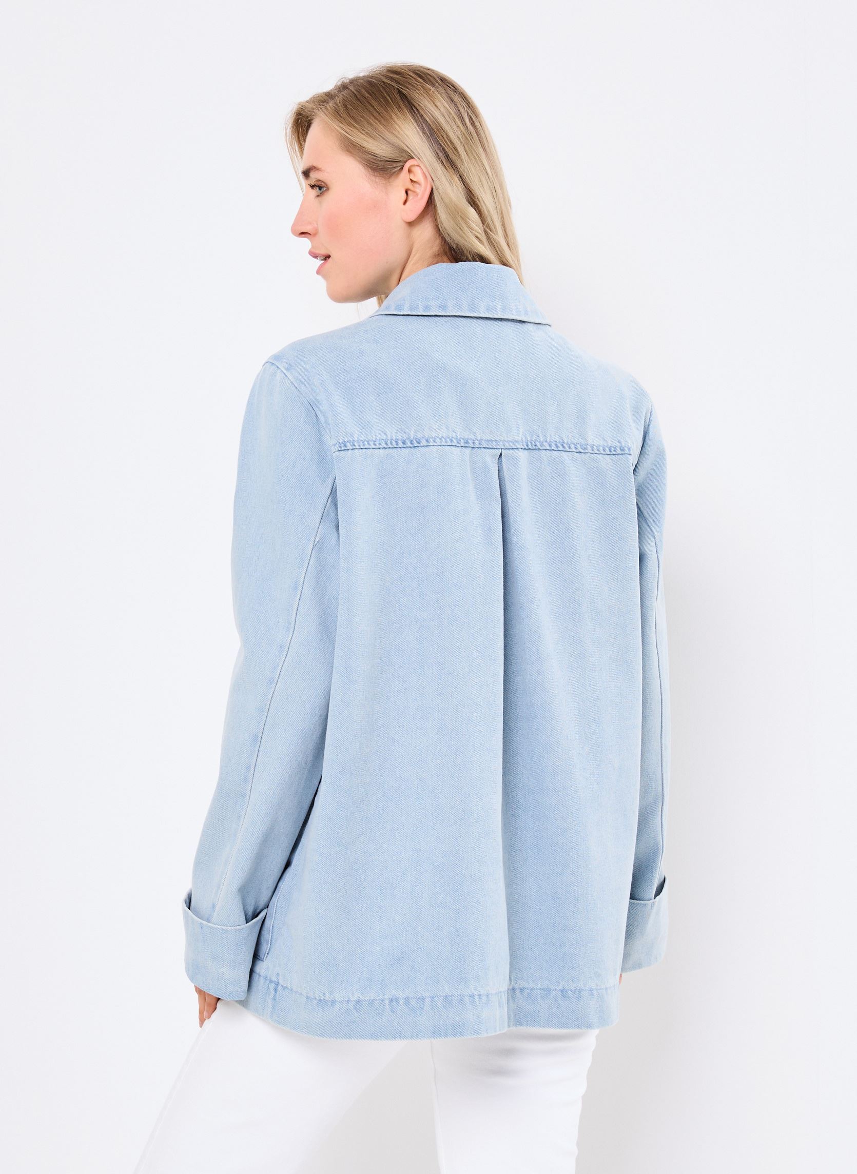 Jeansjacken Nulunea Denim Jacket damen blau Nümph Jeansjacken Nulunea Denim Jacket damen blau Light Blue Denim