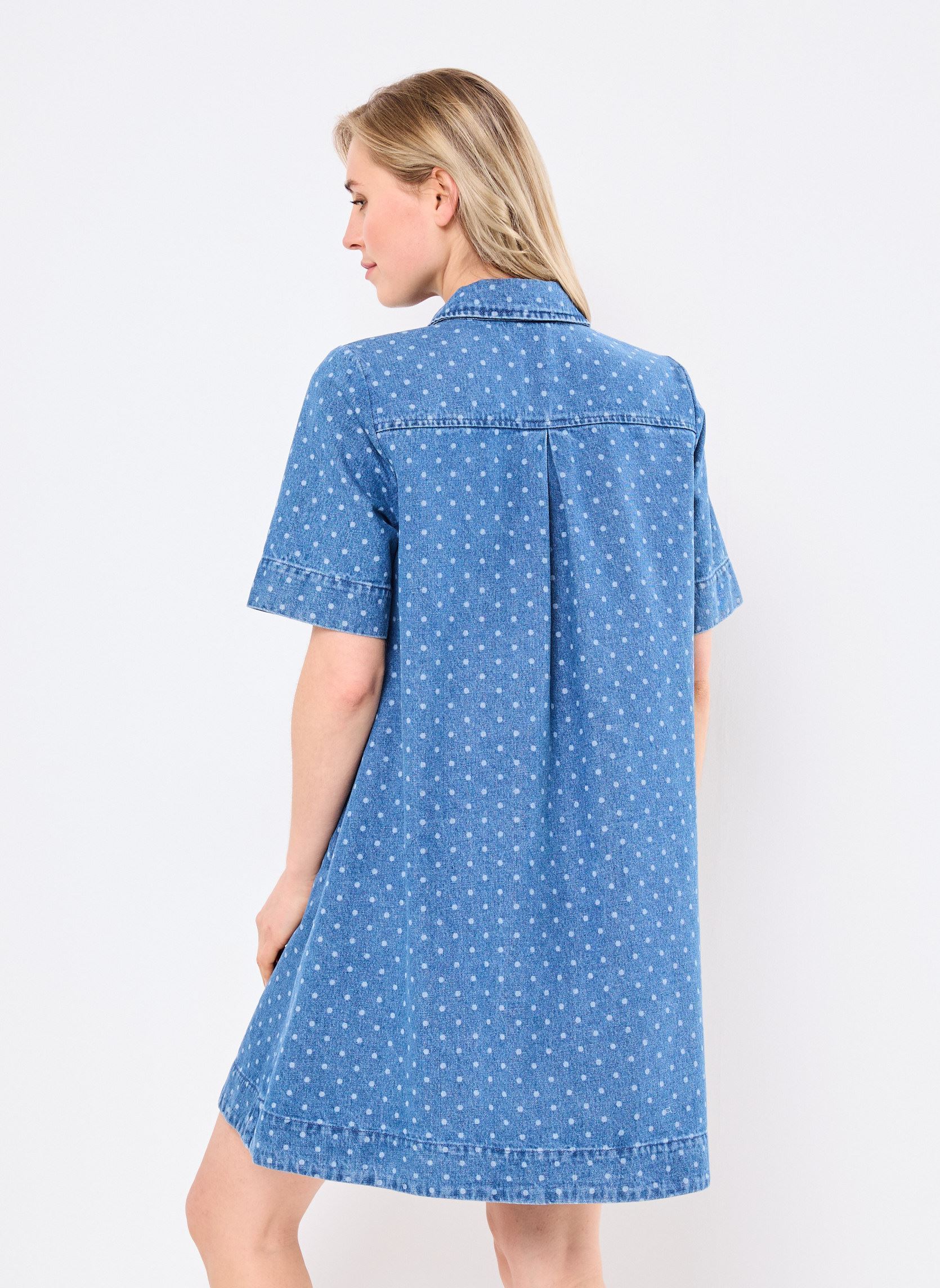 Abiti Nuhaddie Dress donna blu Nümph Abiti Nuhaddie Dress donna blu MEDIUM BLUE DENIM