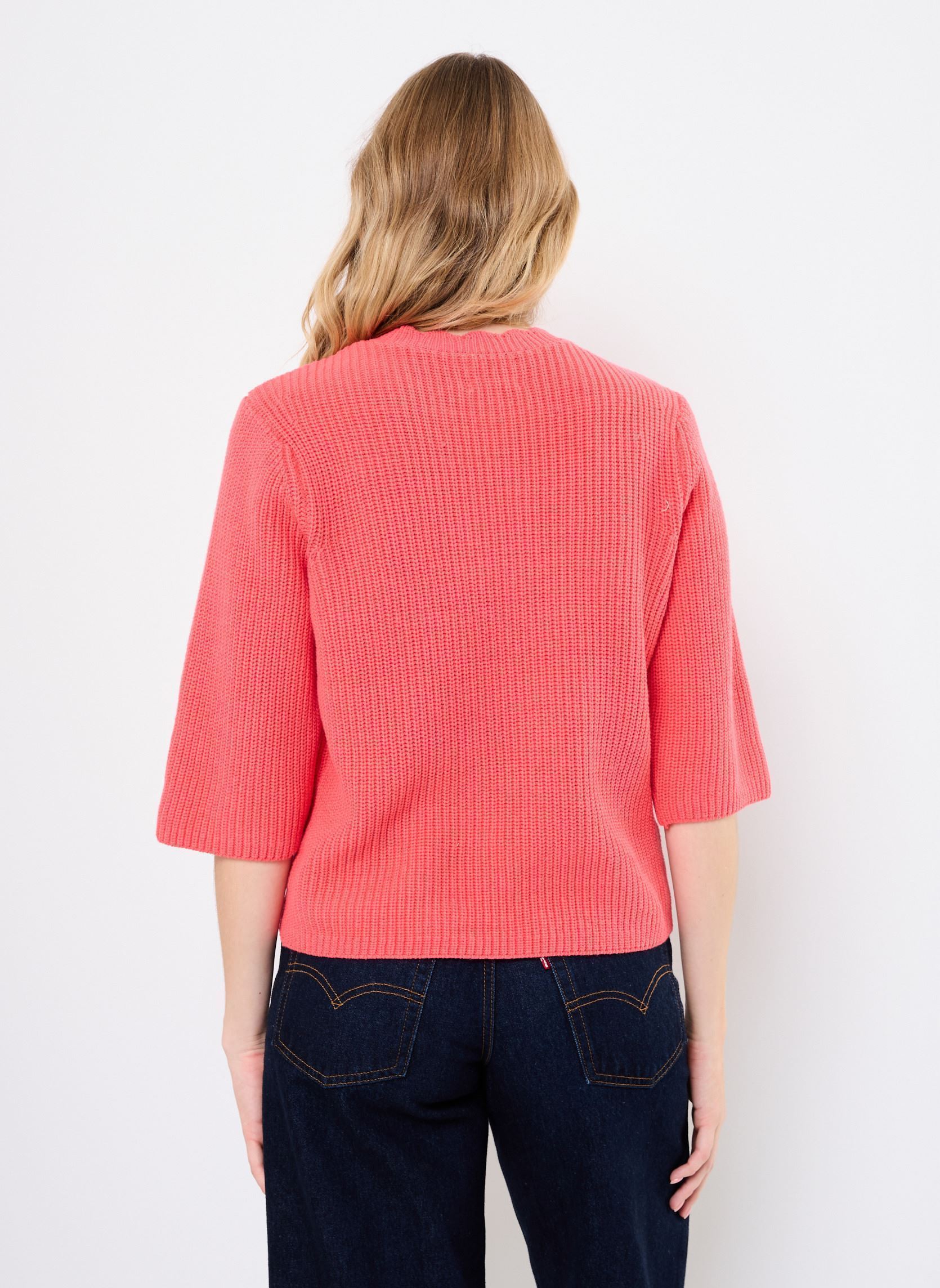 Pullover Numarley Ss Pullover damen rosa Nümph Pullover Numarley Ss Pullover damen rosa Geranium