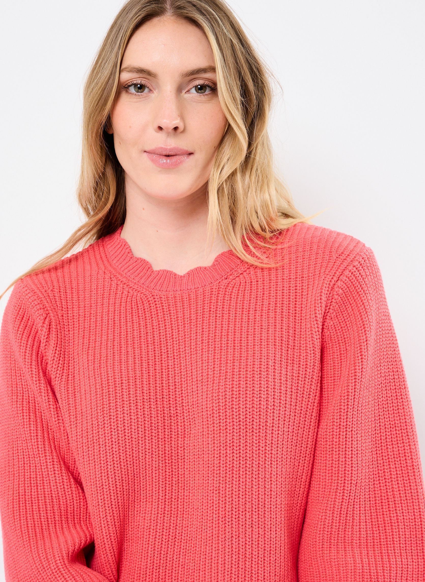 Pullover Numarley Ss Pullover damen rosa Nümph Pullover Numarley Ss Pullover damen rosa Geranium