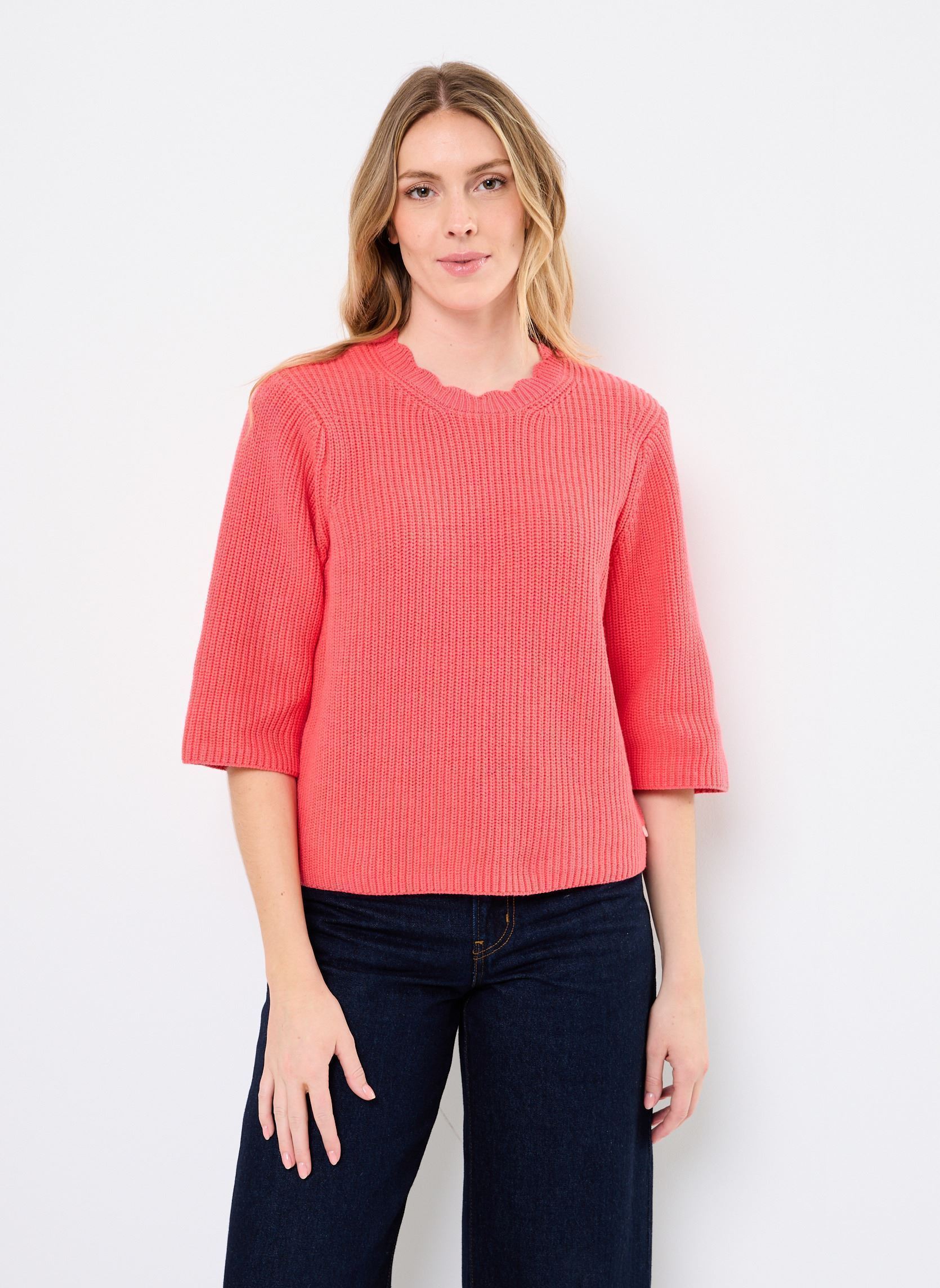 Pullover Numarley Ss Pullover damen rosa Nümph Pullover Numarley Ss Pullover damen rosa Geranium