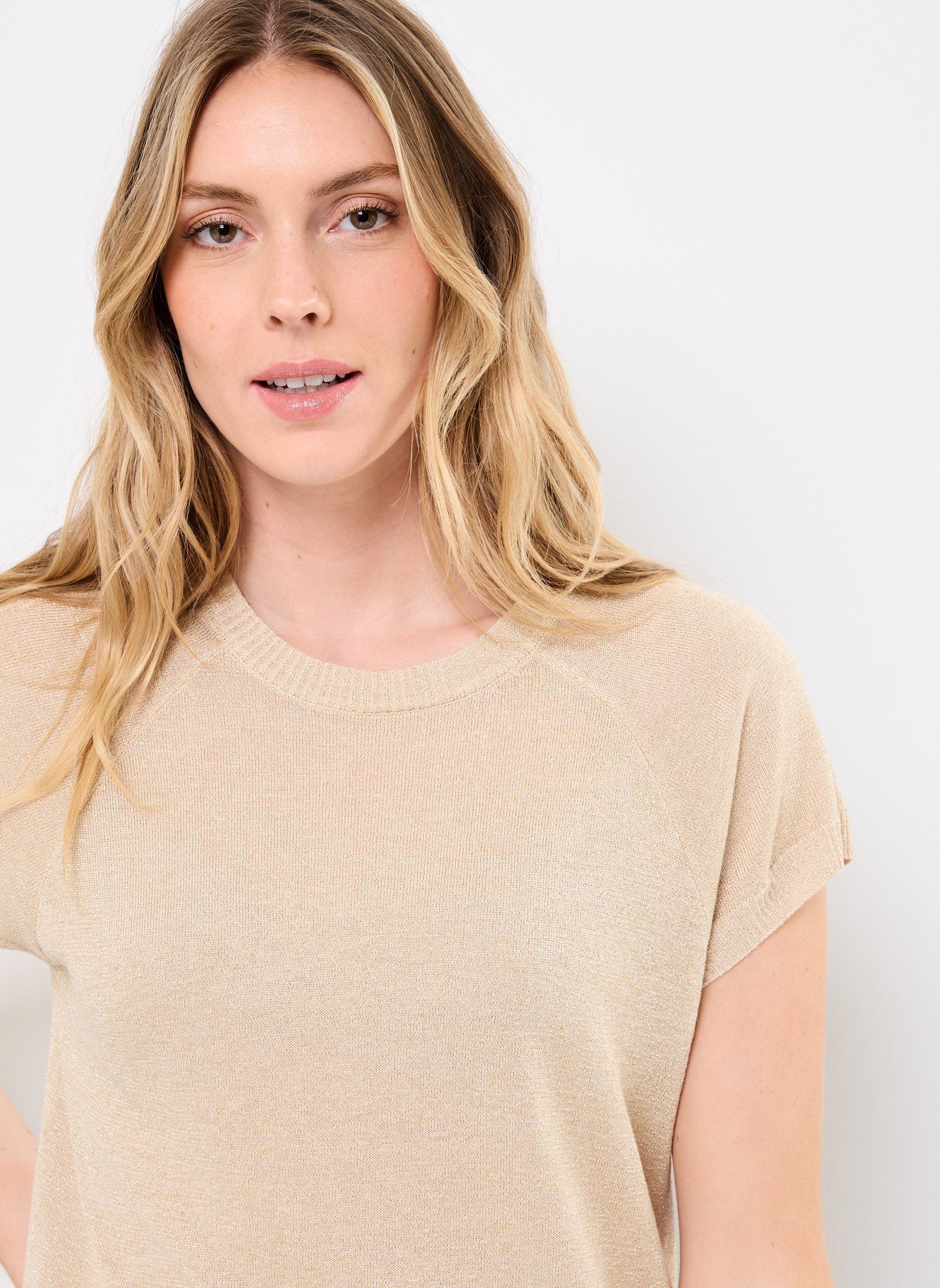 Pullover Nuflounce Darlene Pullover damen gold und bronze Nümph Pullover Nuflounce Darlene Pullover damen gold und bronze Gold