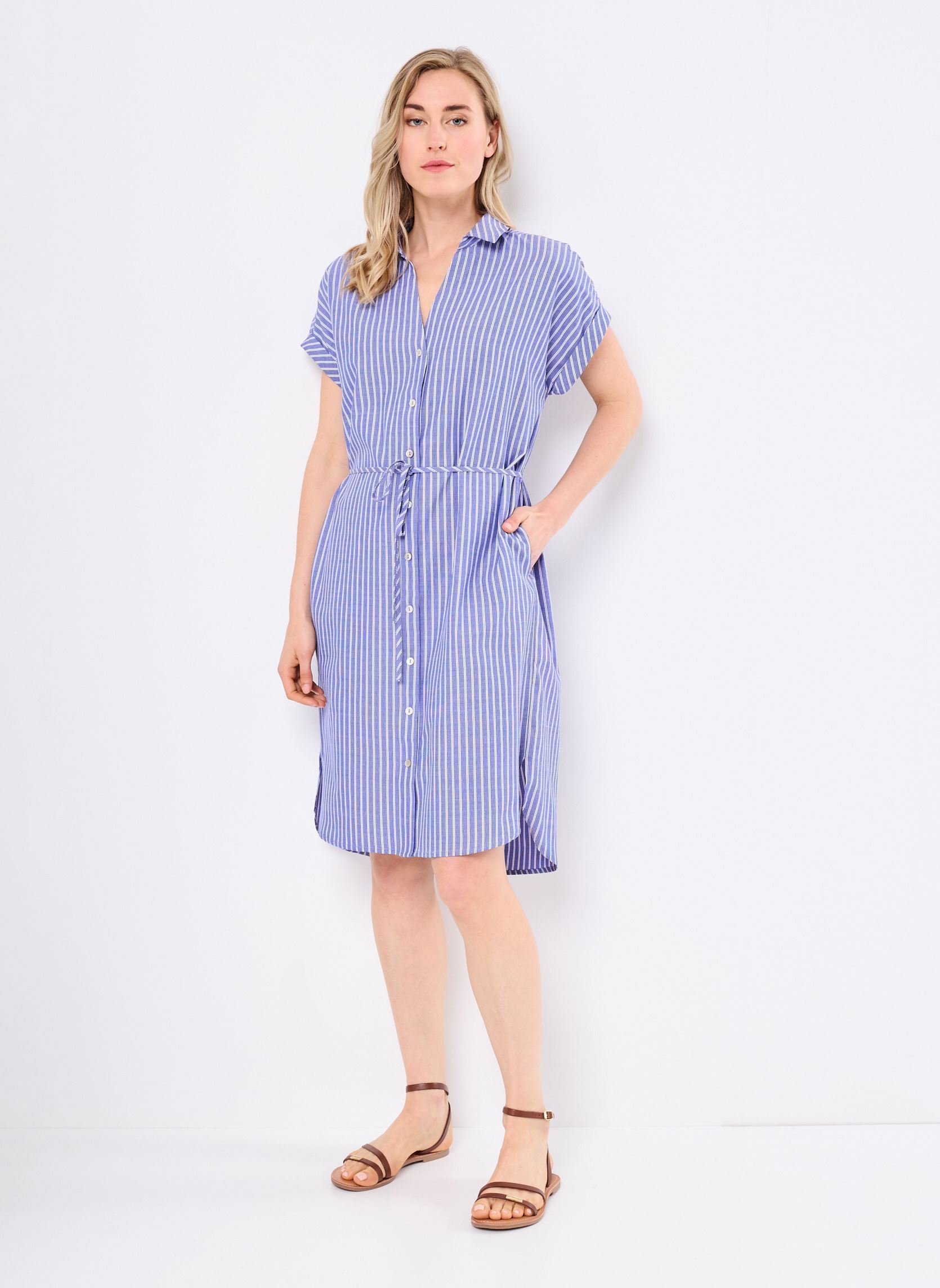 Kleider Nuzally Dress damen blau Nümph Kleider Nuzally Dress damen blau BLUEPRINT