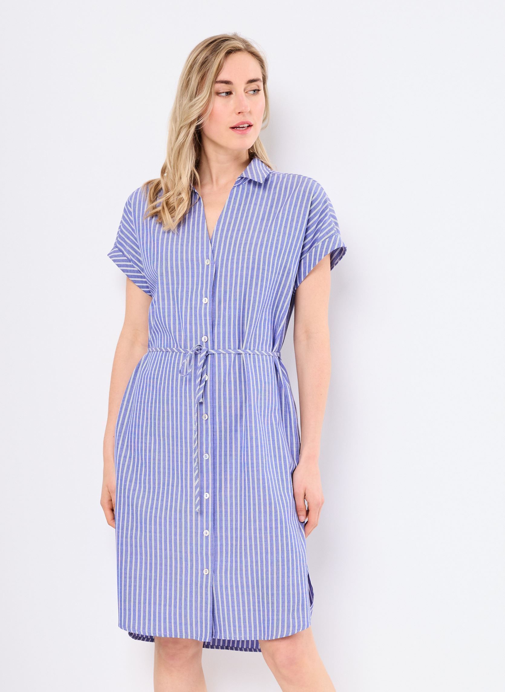 Kleider Nuzally Dress damen blau Nümph Kleider Nuzally Dress damen blau BLUEPRINT