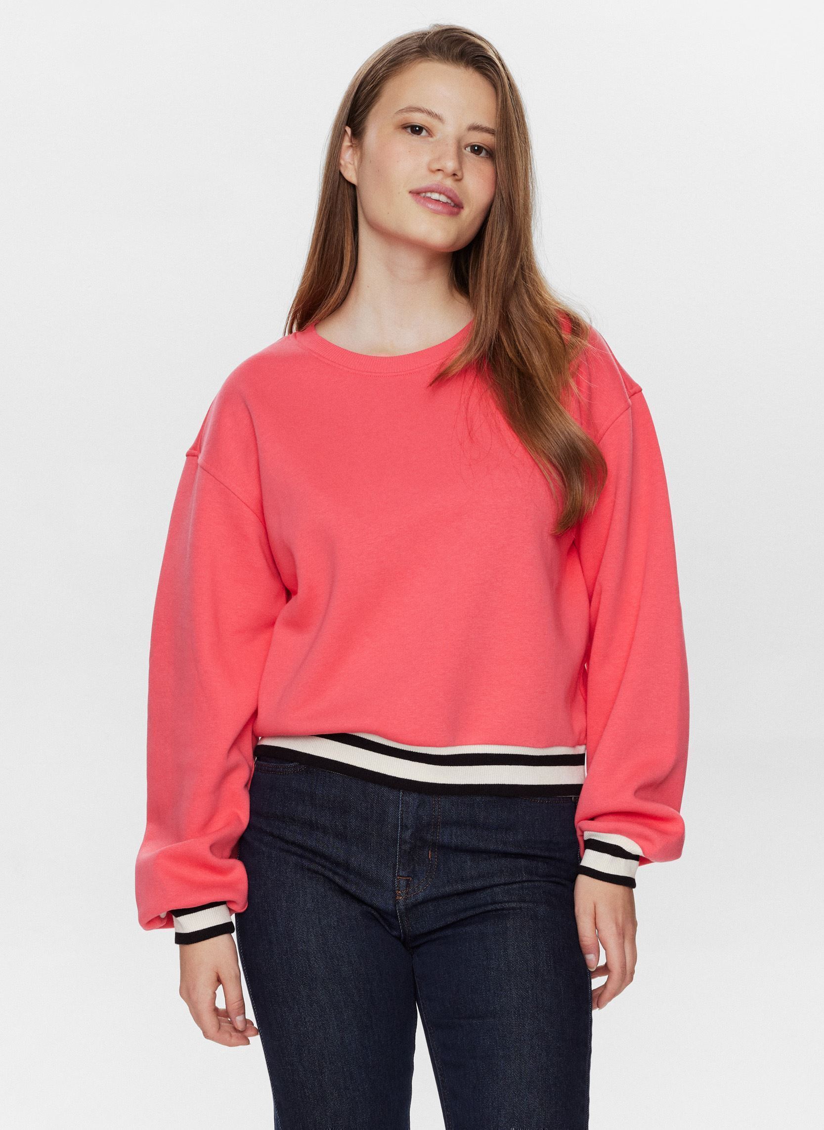 Sweatshirts NUADA SWEAT damen rosa Nümph Sweatshirts NUADA SWEAT damen rosa Geranium