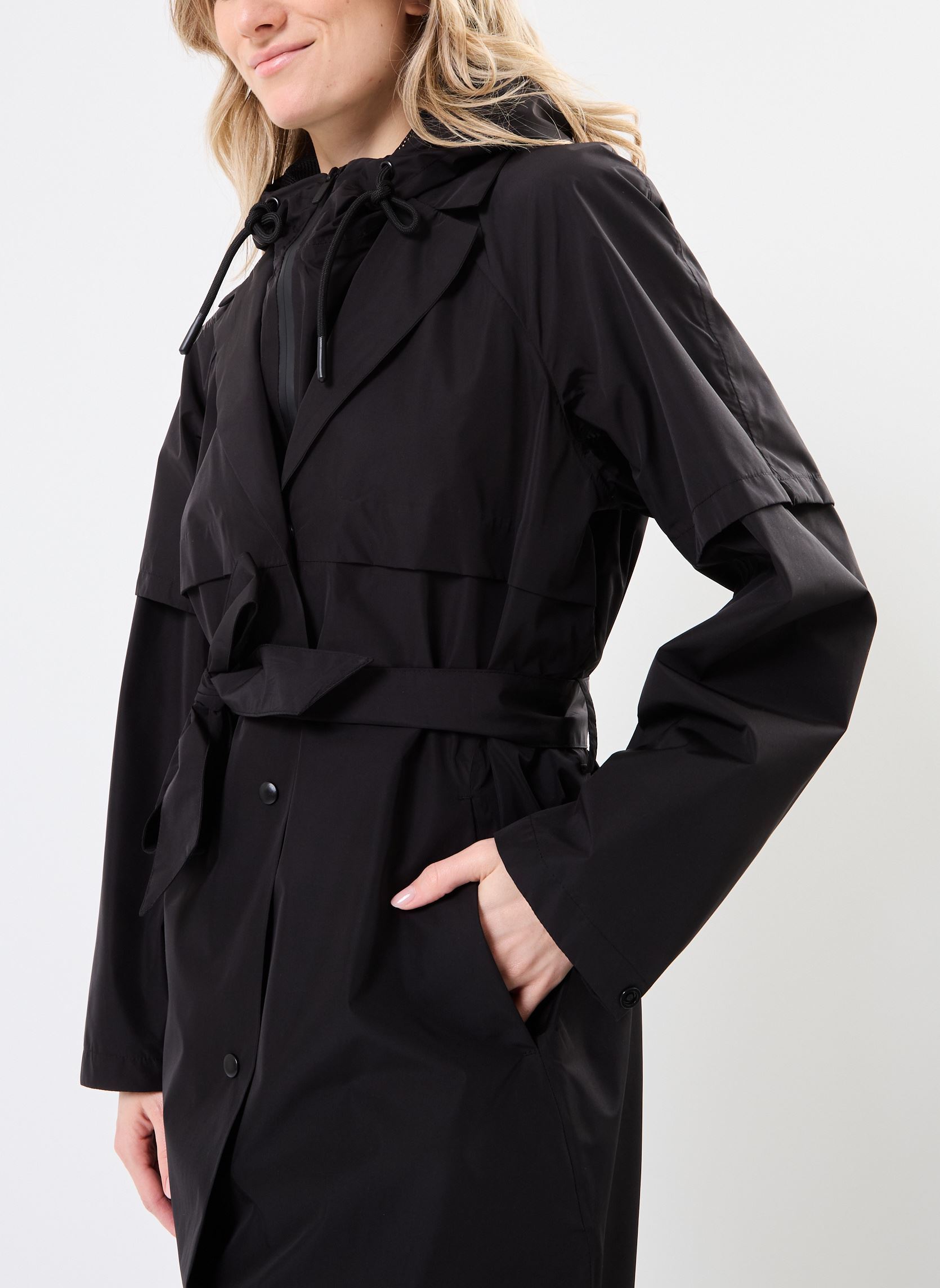 Mäntel NUNIDA FUNCTIONEL JACKET damen schwarz Nümph Mäntel NUNIDA FUNCTIONEL JACKET damen schwarz CAVIAR