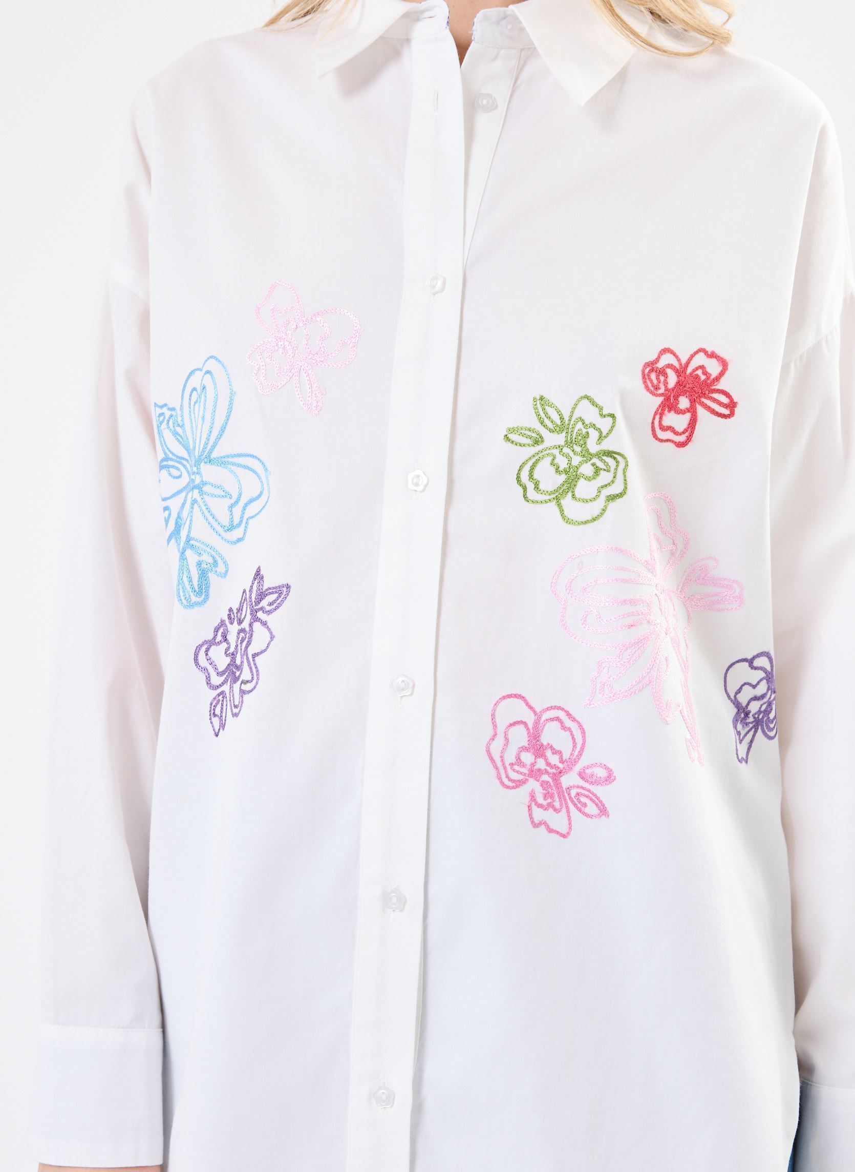 Camisas de manga larga NUFAITH SHIRT mujer blanco Nümph Camisas de manga larga NUFAITH SHIRT mujer blanco BRIGHT WHITE