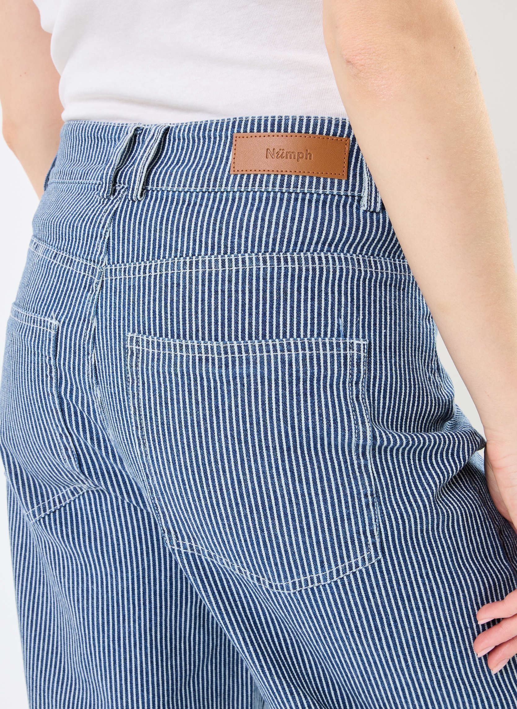 Jeans diritti NUERINA PANTS donna blu Nümph Jeans diritti NUERINA PANTS donna blu DARK SAPPHIRE