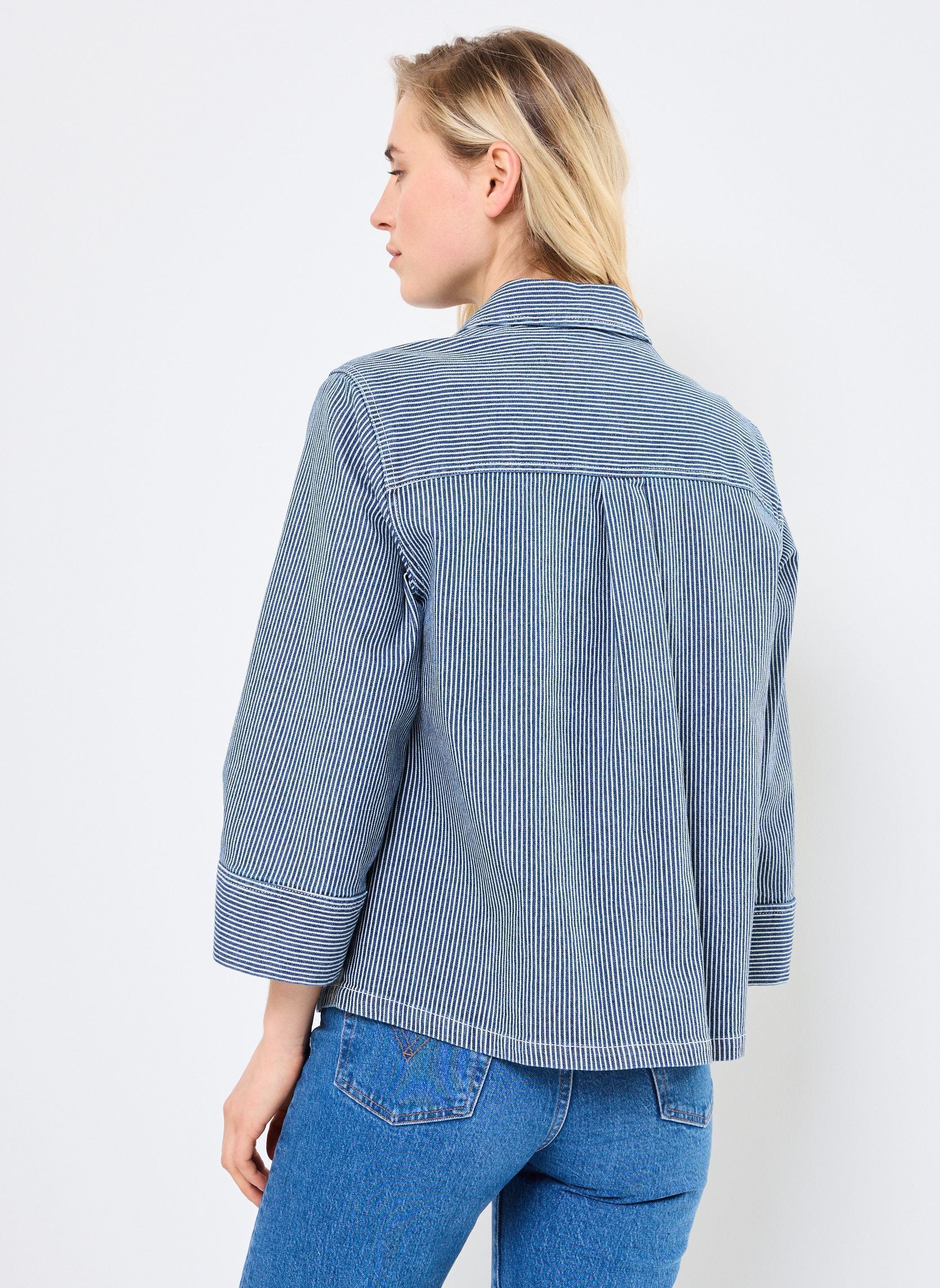 Vestes en jean NUERINA JACKET femme bleu Nümph Vestes en jean NUERINA JACKET femme bleu DARK SAPPHIRE