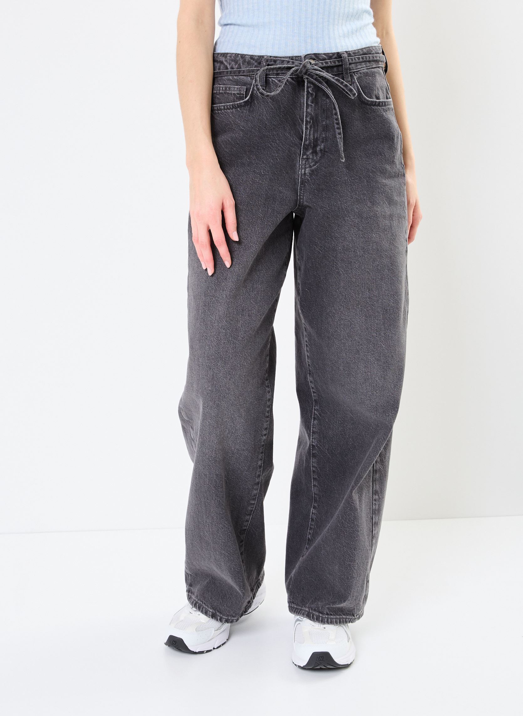 Wijde jeans / Flared Jeans NUBROOKLYN JEANS dames grijs Nümph Wijde jeans / Flared Jeans NUBROOKLYN JEANS dames grijs GREY DENIM