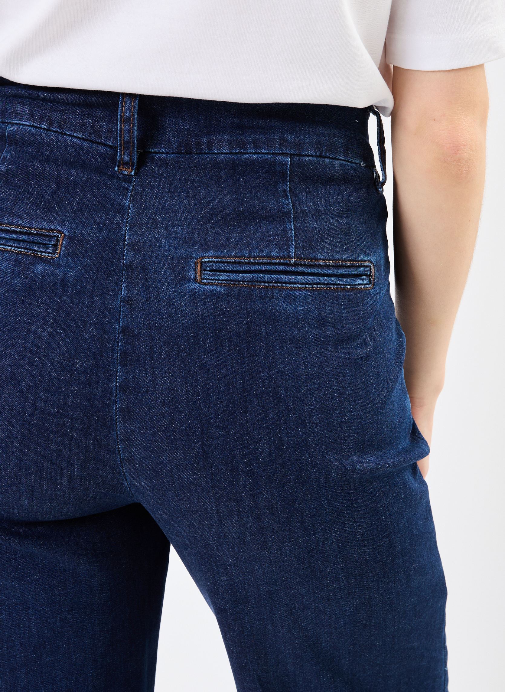Weite Hosen NUAMBER SHORT damen blau Nümph Weite Hosen NUAMBER SHORT damen blau DARK BLUE DENIM 1