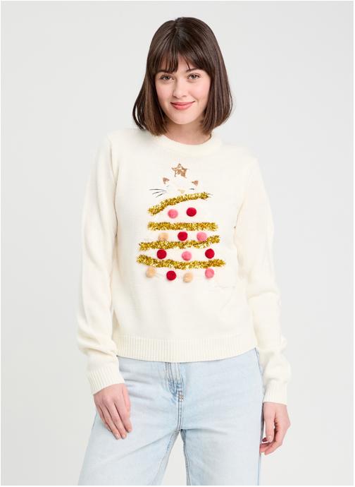 Cache Cache Pulls CHRISDUCHESS femme blanc