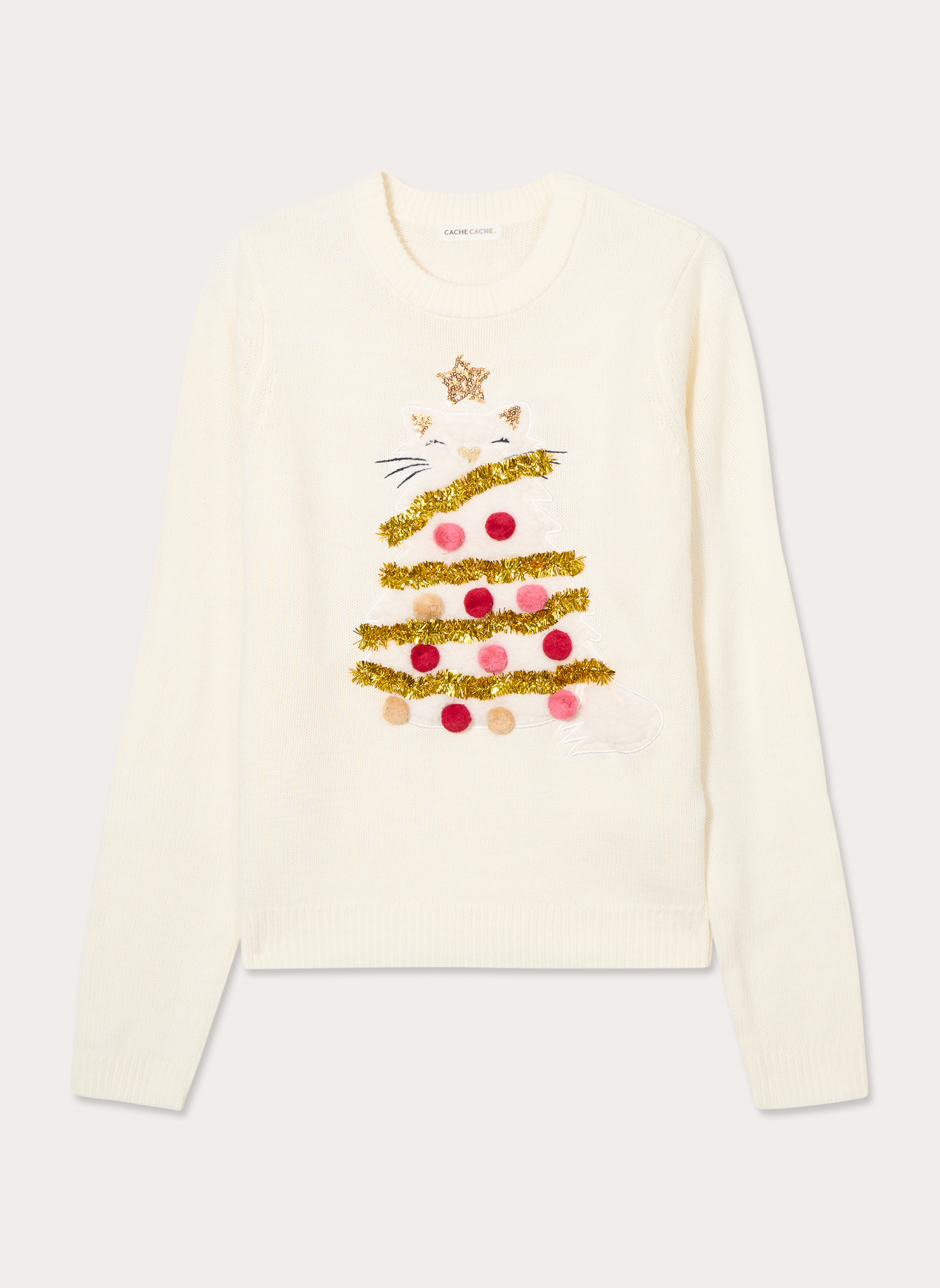 Pulls CHRISDUCHESS femme blanc Cache Cache Pulls CHRISDUCHESS femme blanc Blanc