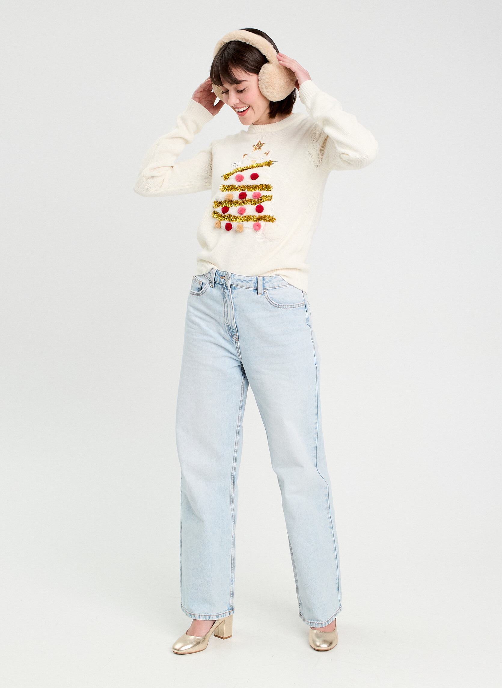 Pulls CHRISDUCHESS femme blanc Cache Cache Pulls CHRISDUCHESS femme blanc Blanc