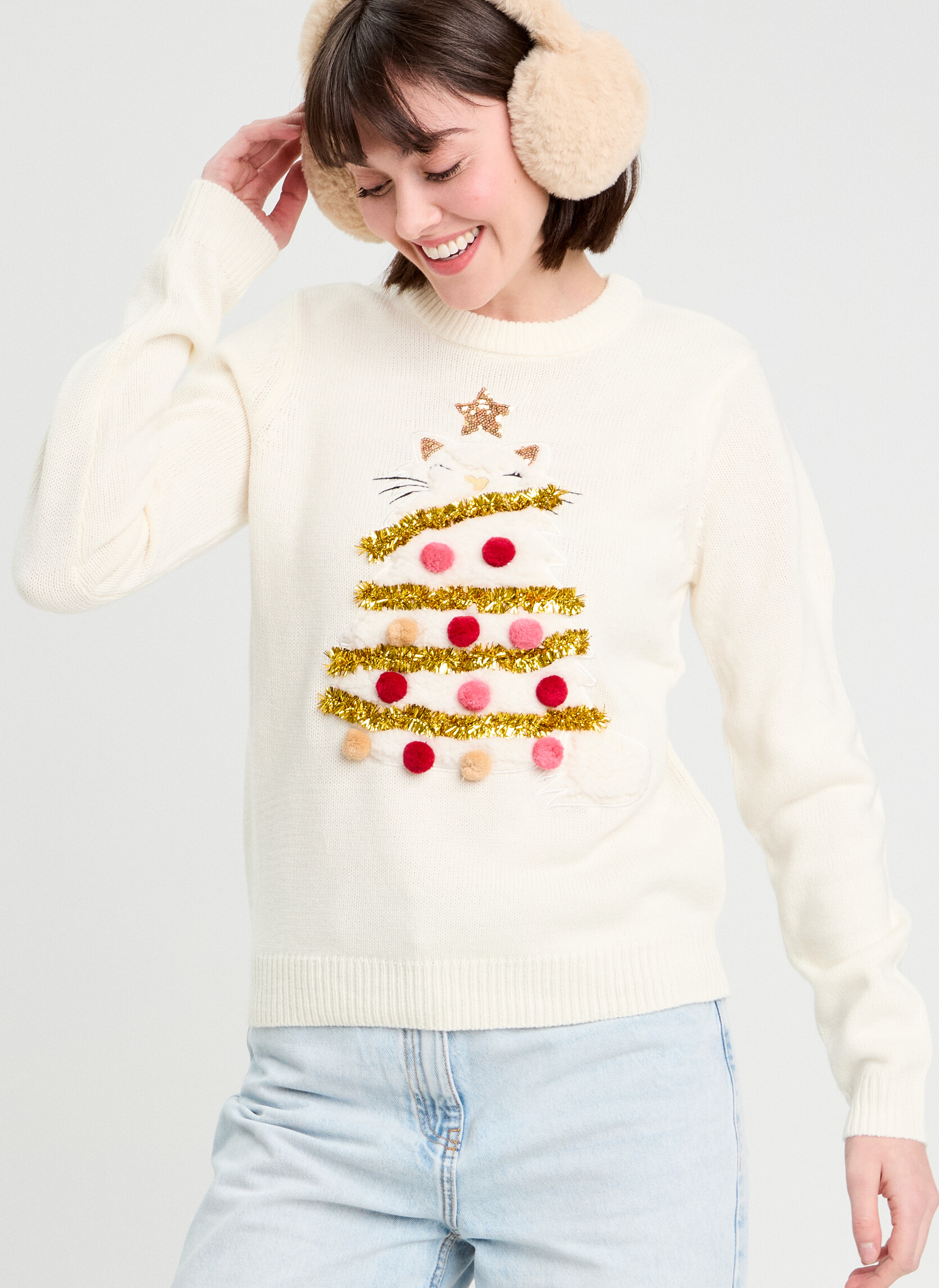 Pulls CHRISDUCHESS femme blanc Cache Cache Pulls CHRISDUCHESS femme blanc Blanc
