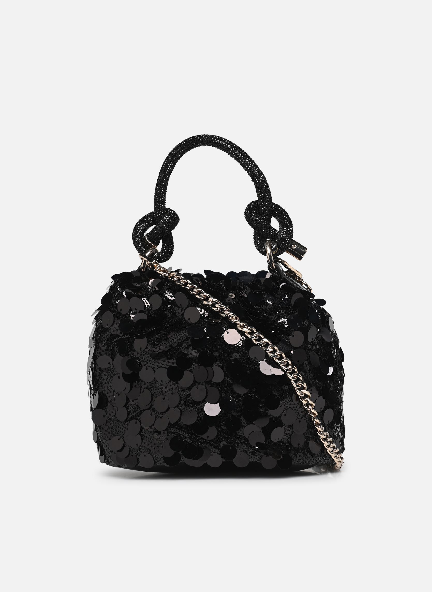 Borse a mano Holiday Shine Top Handle Pouch donna nero Guess Borse a mano Holiday Shine Top Handle Pouch donna nero BLACK