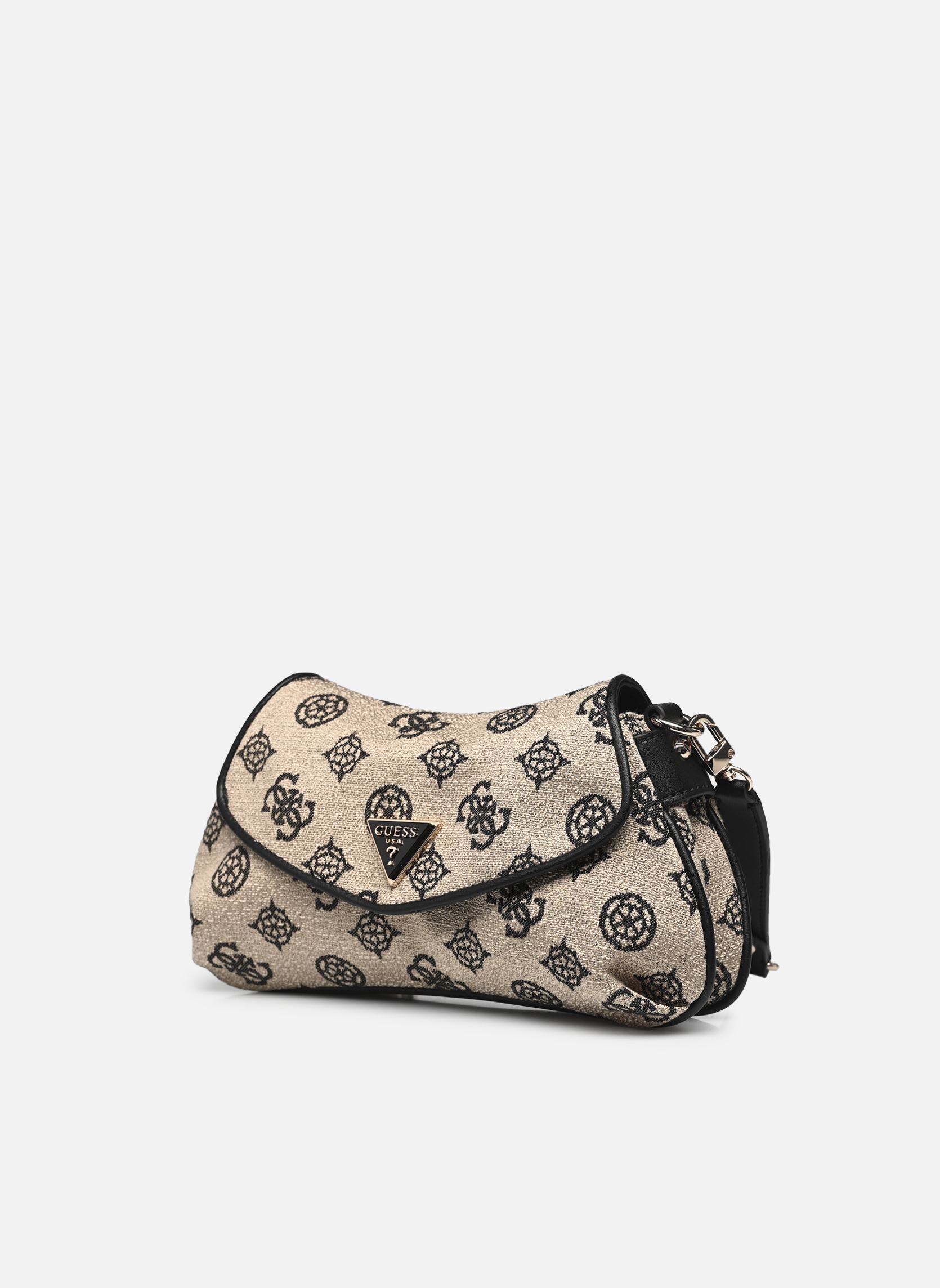 Tassen Beyza Flap Shoulder Bag dames beige Guess Tassen Beyza Flap Shoulder Bag dames beige BLACK LOGO