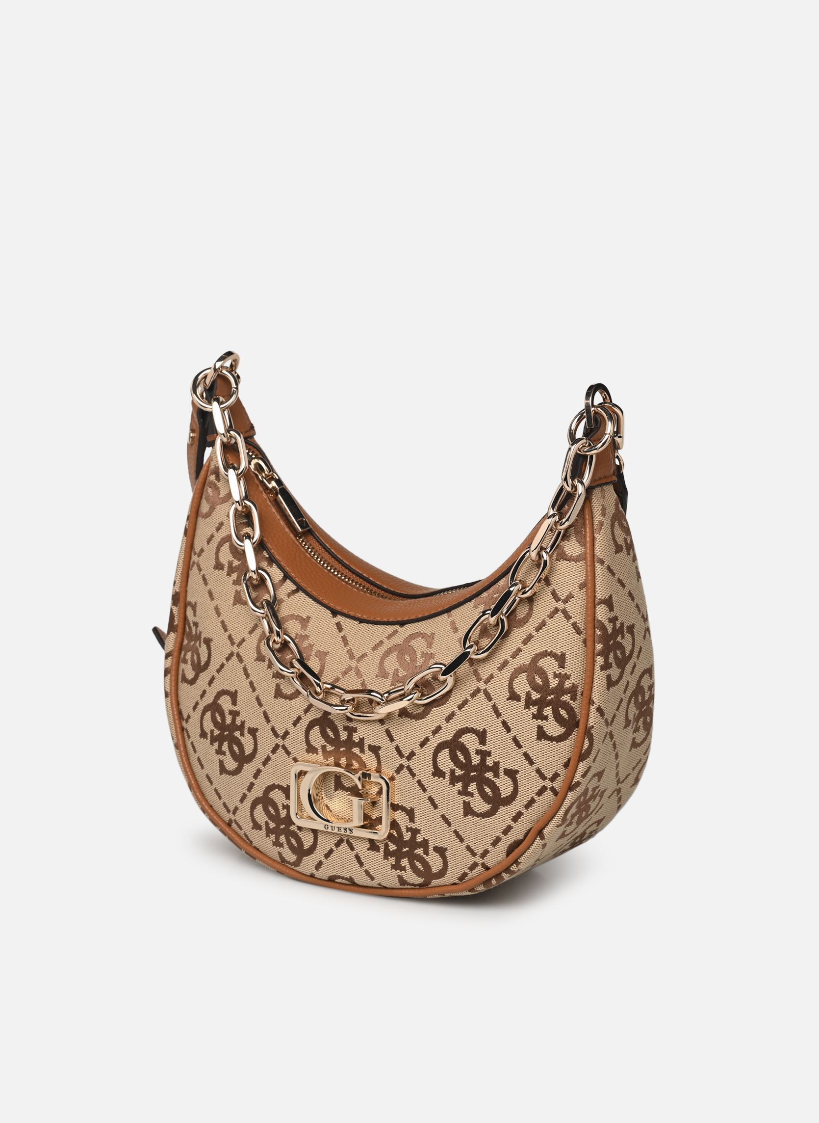 Sacs bandoulière Circe Hobo Shoulder Bag femme marron Guess Sacs bandoulière Circe Hobo Shoulder Bag femme marron LATTE LOGO