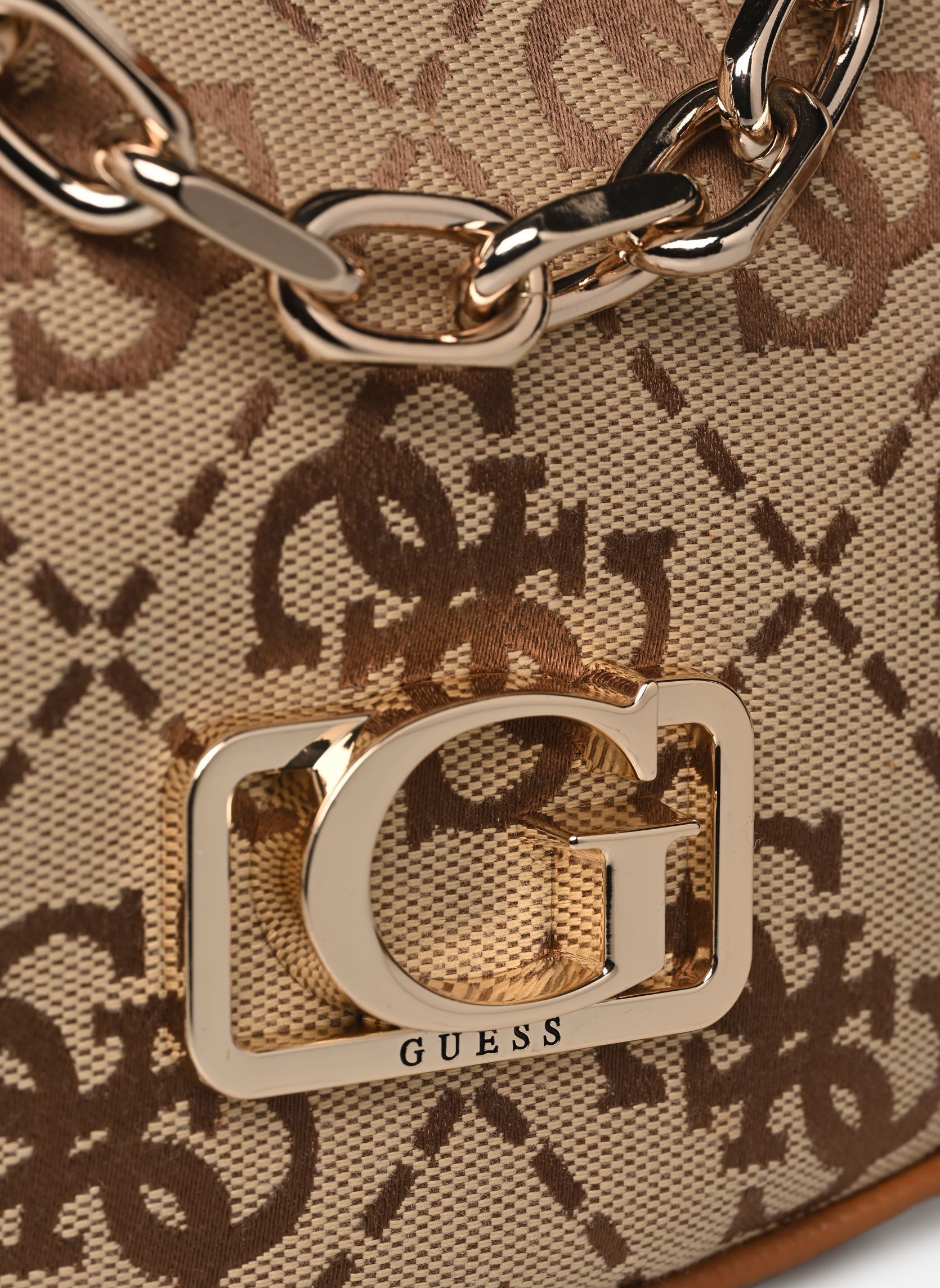 Sacs bandoulière Circe Hobo Shoulder Bag femme marron Guess Sacs bandoulière Circe Hobo Shoulder Bag femme marron LATTE LOGO