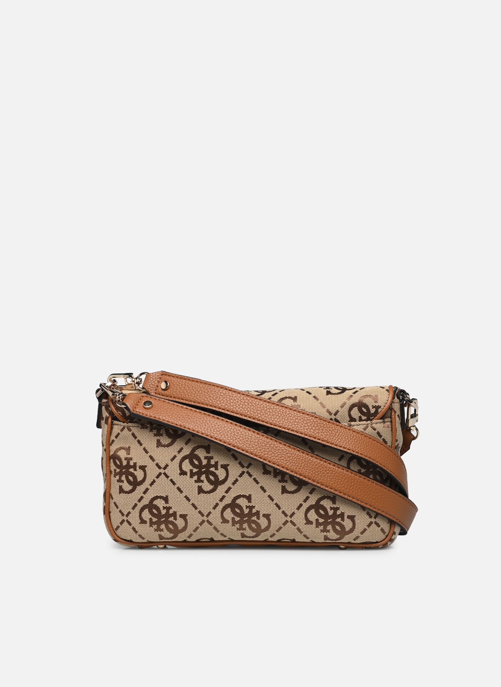 Umhängetaschen Circe Flap Shoulder Bag damen braun Guess Umhängetaschen Circe Flap Shoulder Bag damen braun LATTE LOGO