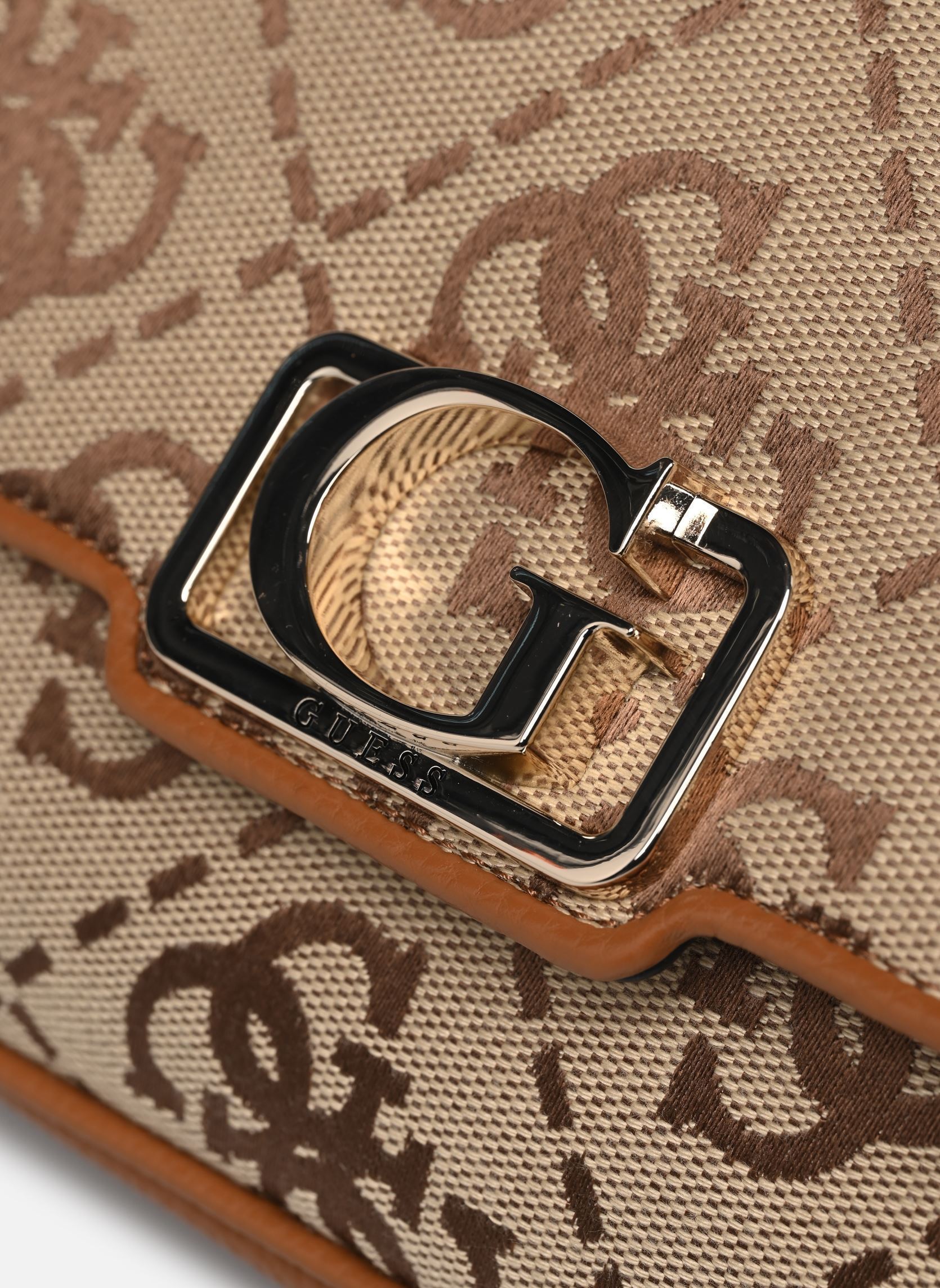 Umhängetaschen Circe Flap Shoulder Bag damen braun Guess Umhängetaschen Circe Flap Shoulder Bag damen braun LATTE LOGO