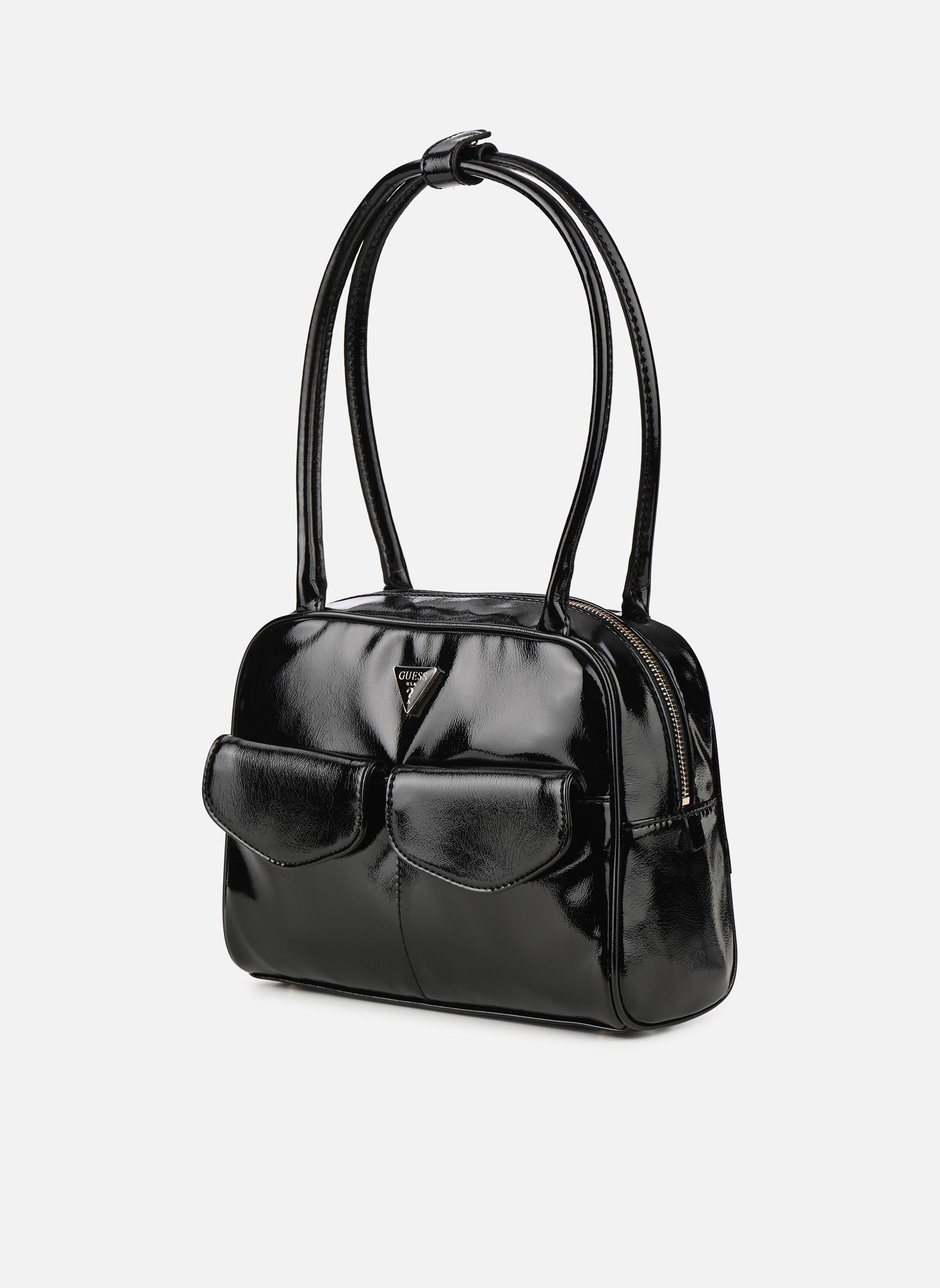 Sacs bandoulière Waldena Shoulder Satchel femme noir Guess Sacs bandoulière Waldena Shoulder Satchel femme noir BLACK