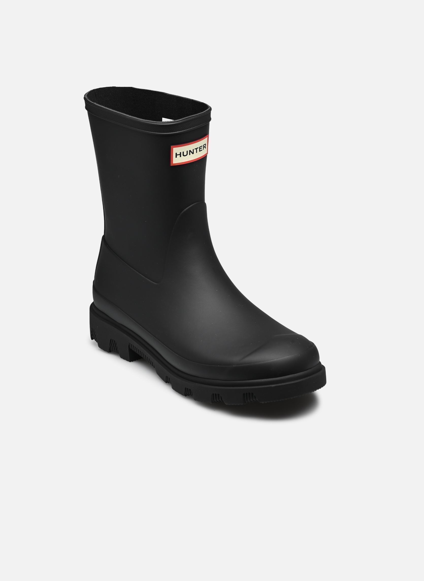 Gummistiefel Womens Downpour Short Boot damen schwarz Hunter Gummistiefel Womens Downpour Short Boot damen schwarz BLACK