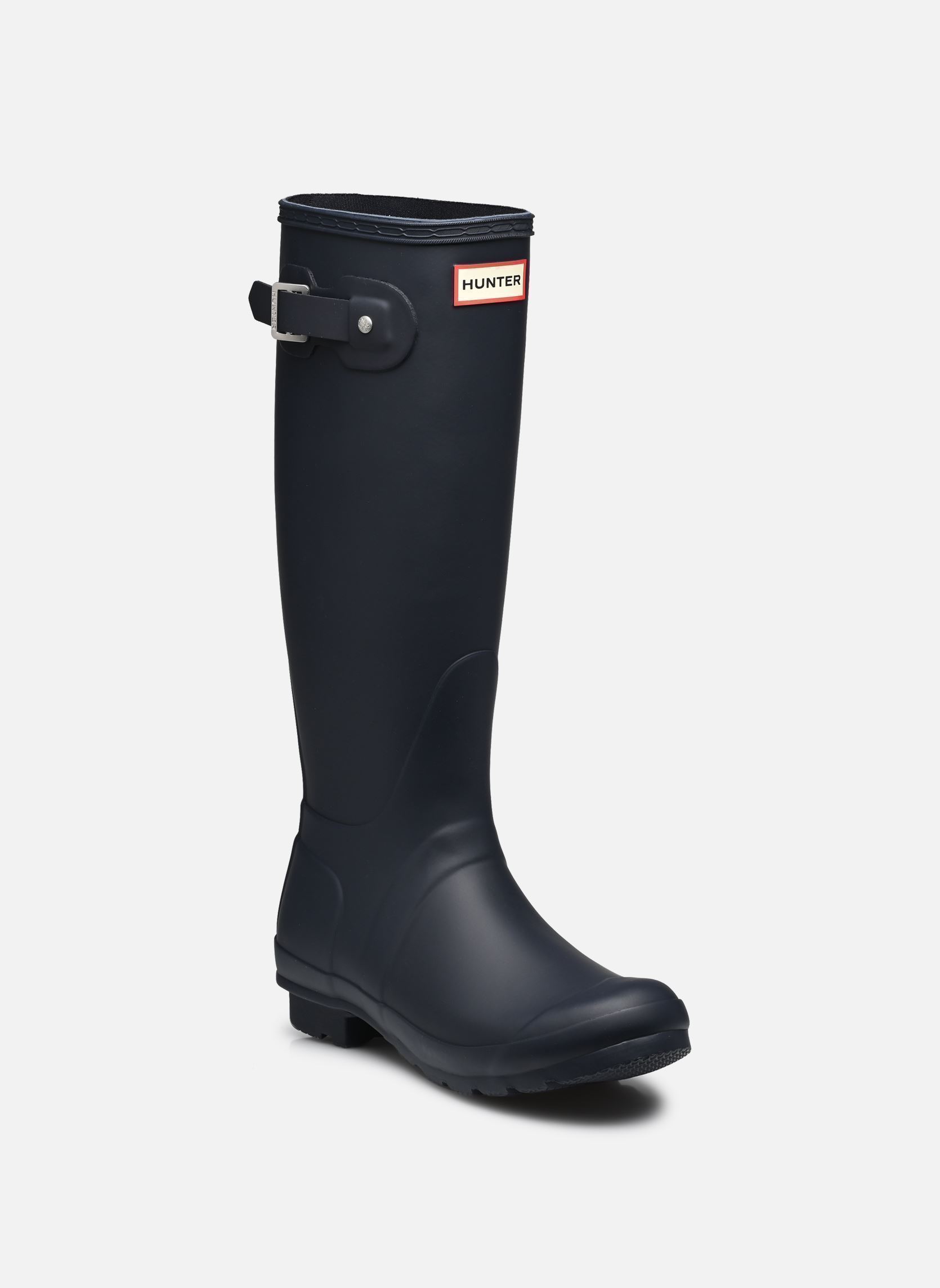 Bottes de pluie Womens Original Tall Boot femme bleu Hunter Bottes de pluie Womens Original Tall Boot femme bleu HUNTER NAVY