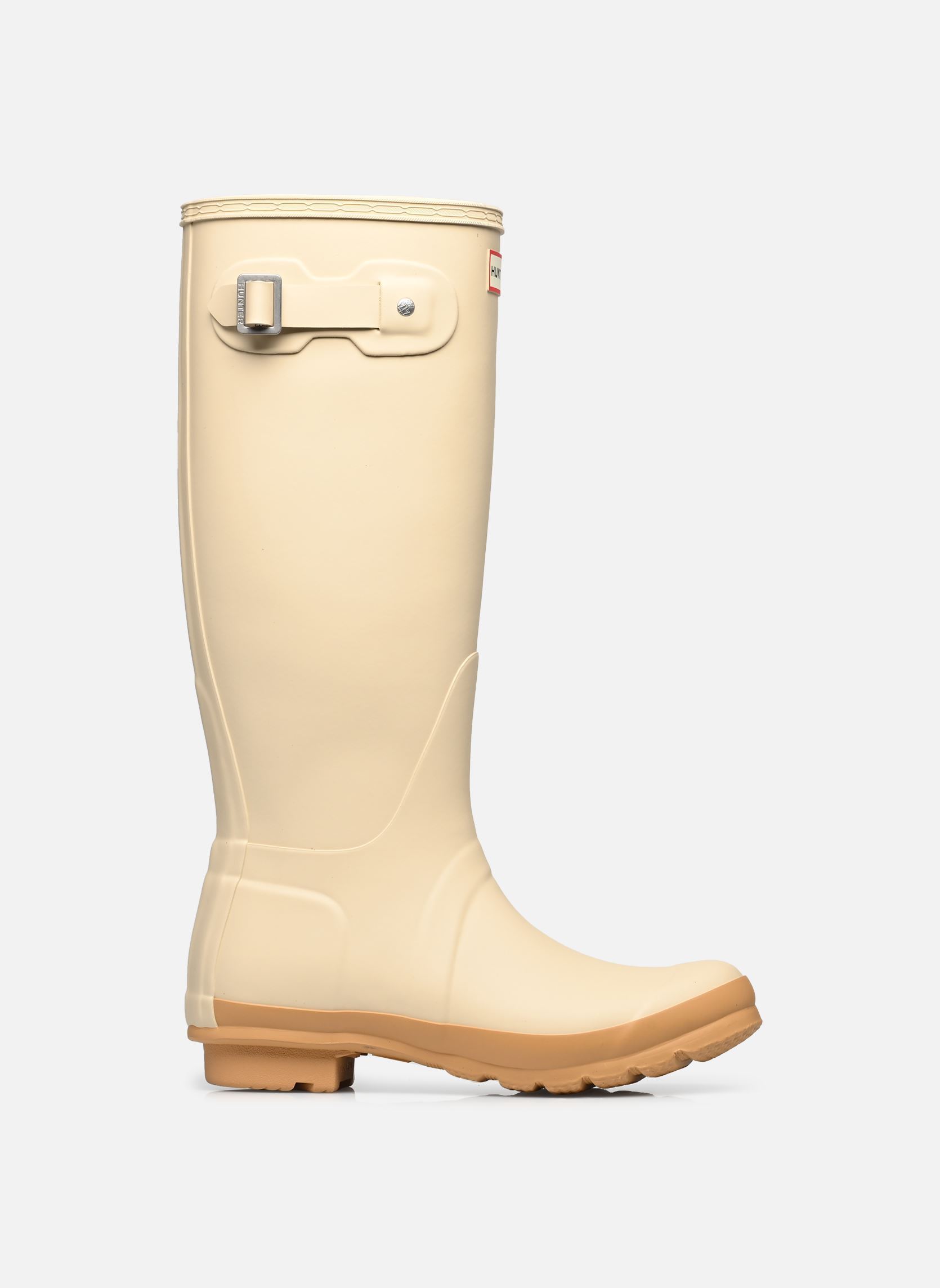 Gummistiefel Womens Original Tall Boot damen beige Hunter Gummistiefel Womens Original Tall Boot damen beige GRAVEL / BISCUIT