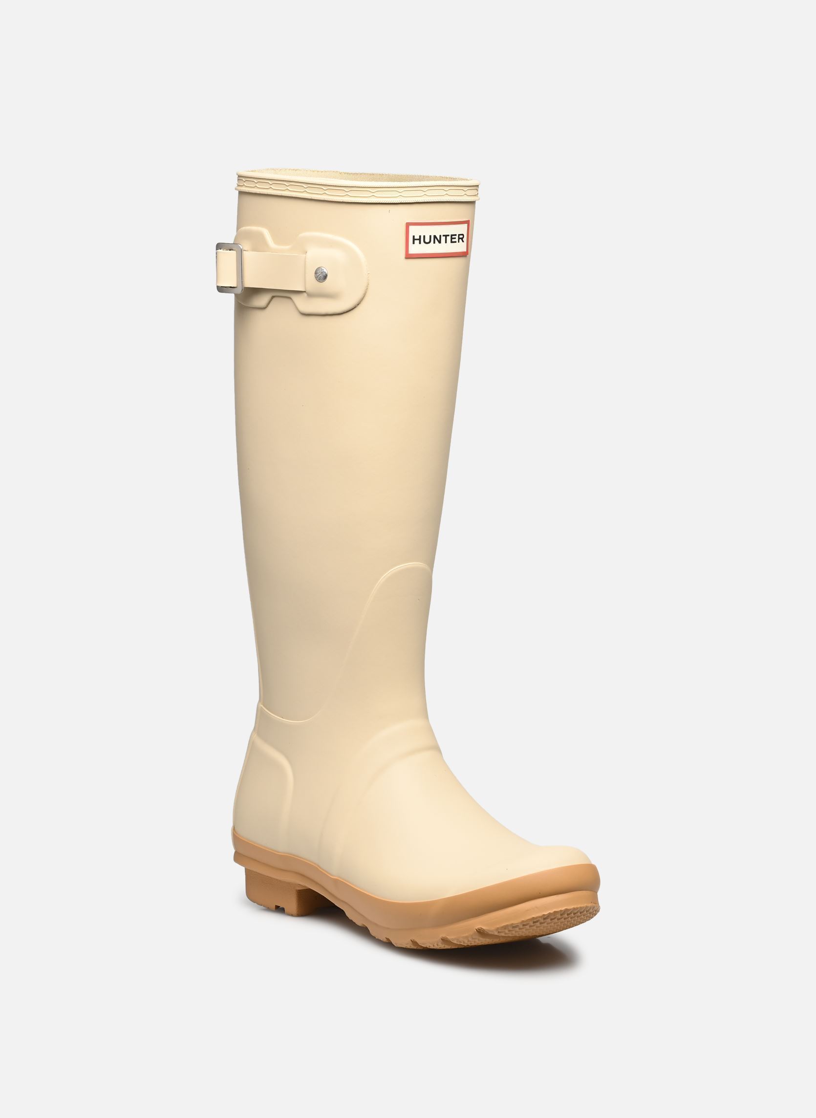 Gummistiefel Womens Original Tall Boot damen beige Hunter Gummistiefel Womens Original Tall Boot damen beige GRAVEL / BISCUIT